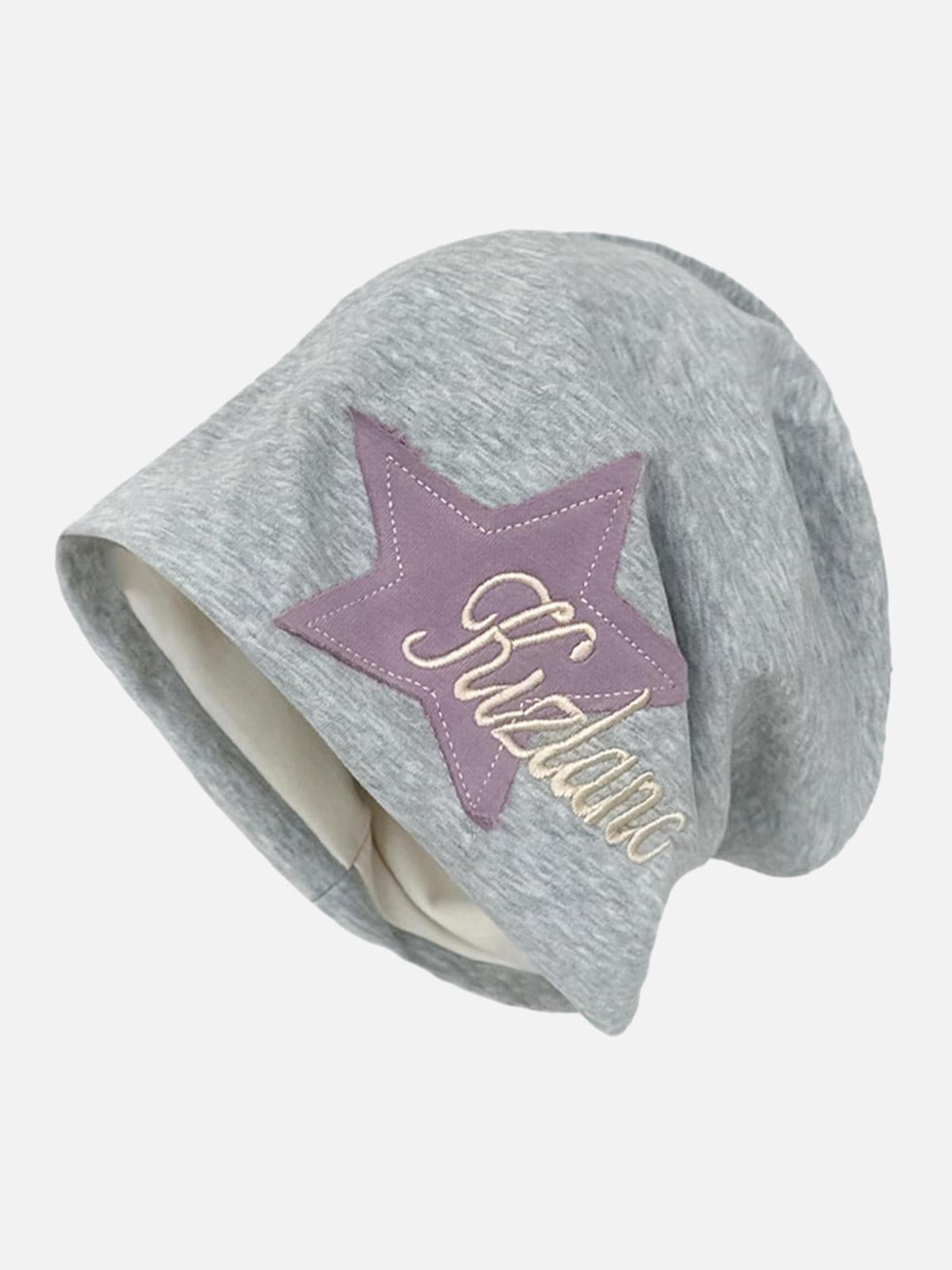 TALISHKO Star Embroidered Wrap Hat