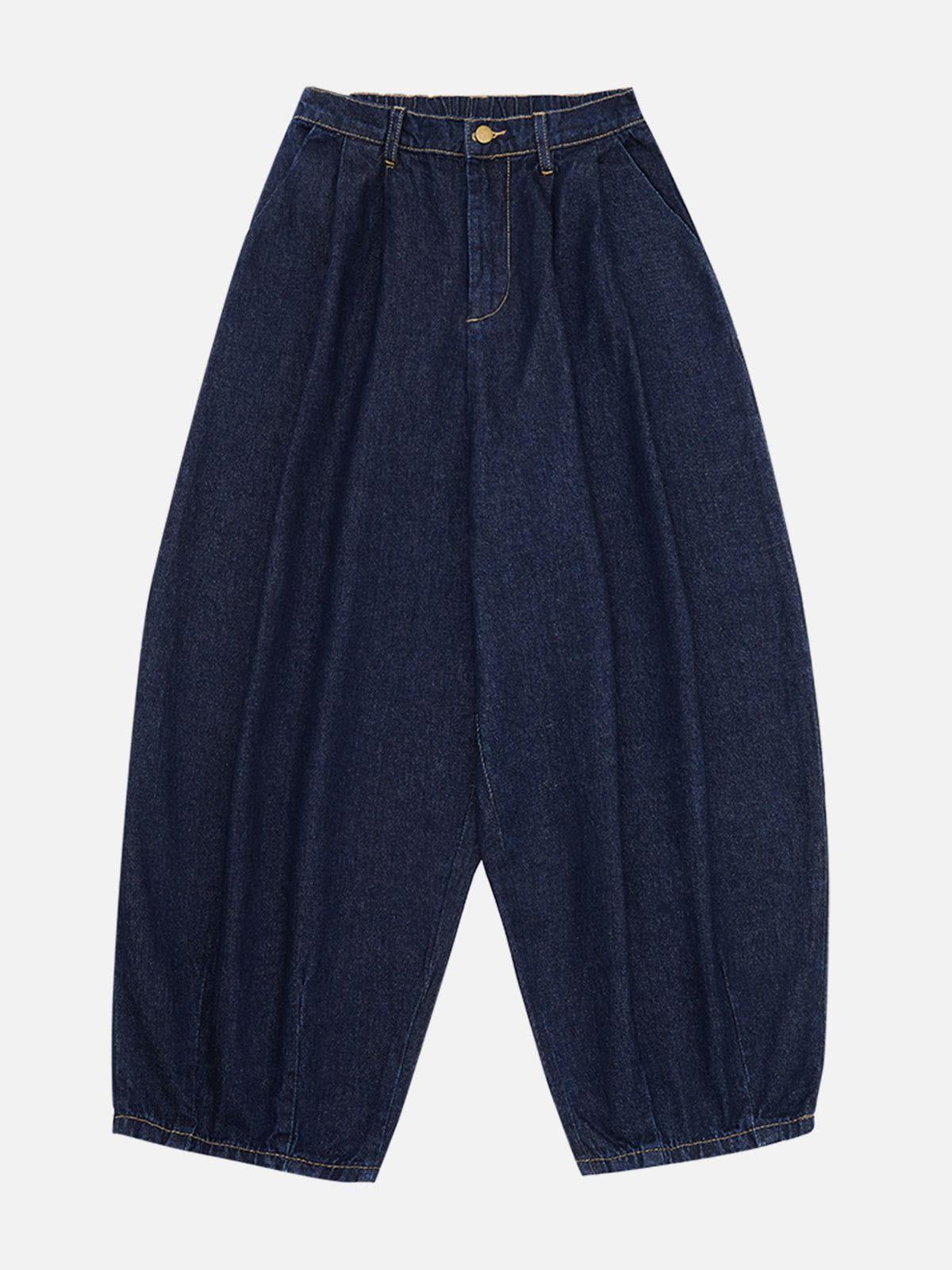 TALISHKO Basic Tapered Baggy Jeans
