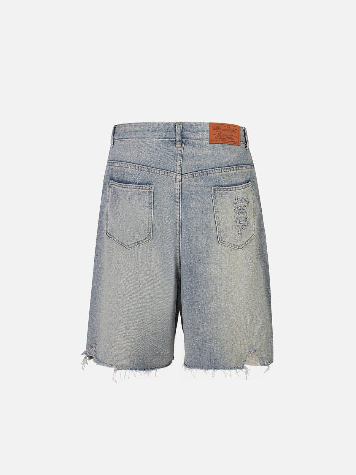 TALISHKO Rhinestone Application Jorts