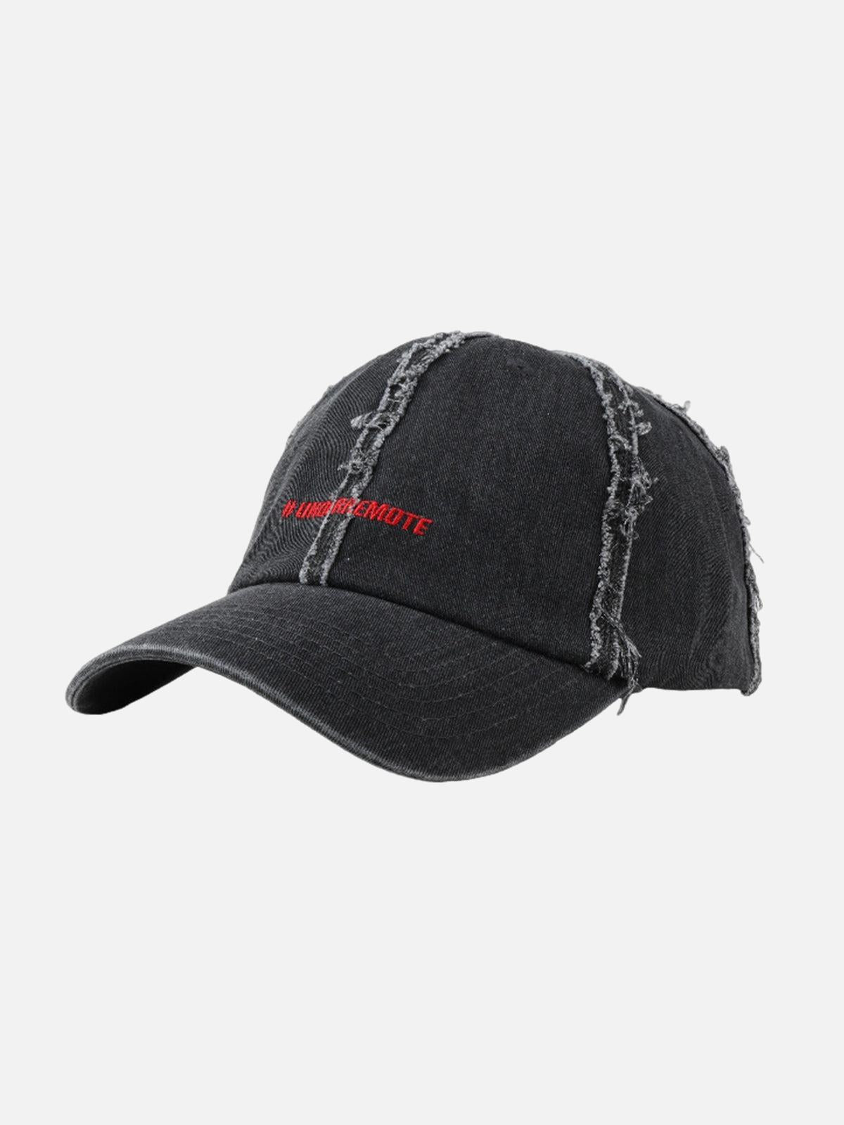 TALISHKO Distressed Denim Baseball Cap