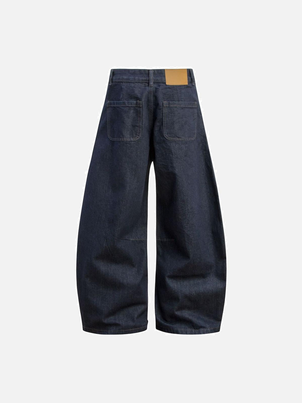 TALISHKO Washed Curved Jeans