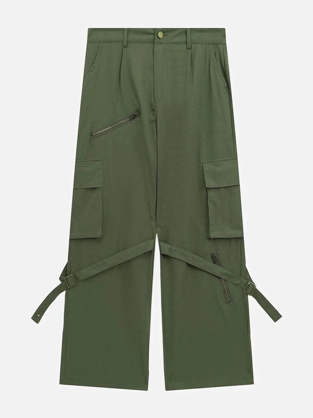 TALISHKO Zip Up Vintage Cargo Pants