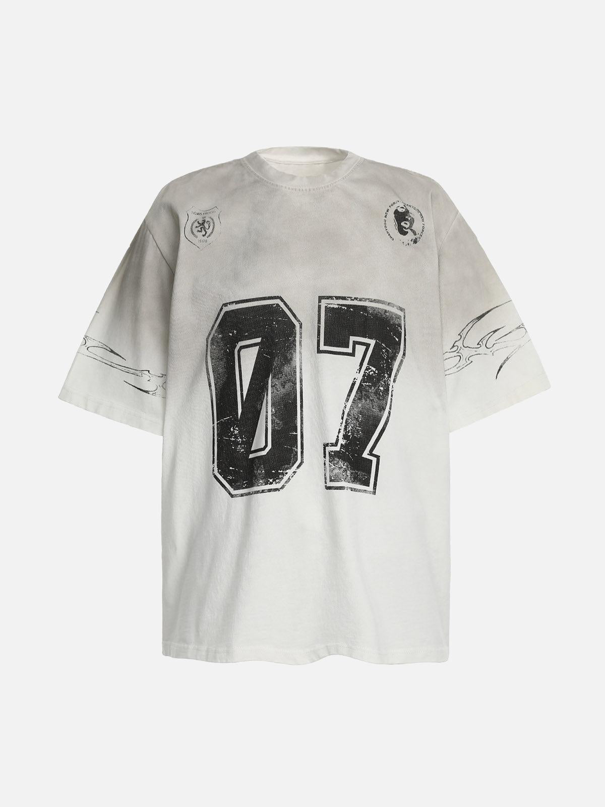 TALISHKO Gradient Graphic Jersey T-Shirt
