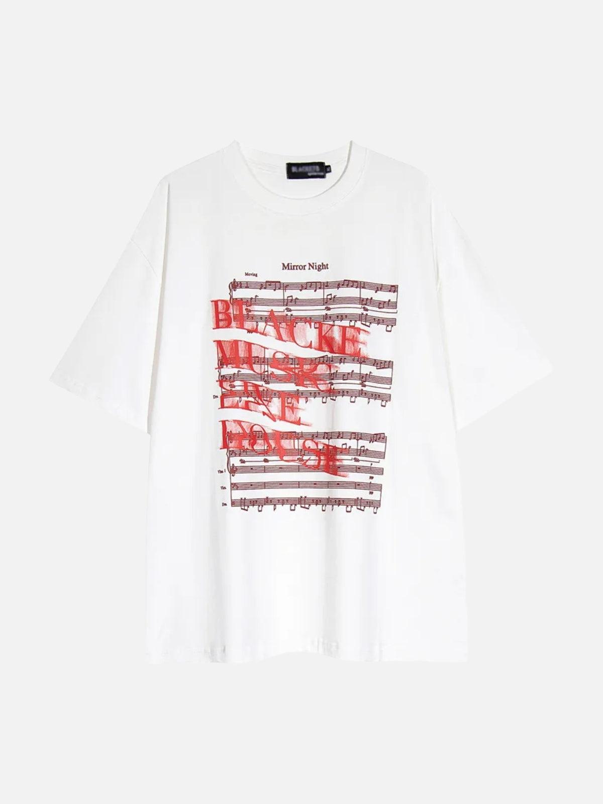 TALISHKO Blurred Rock Print Tee