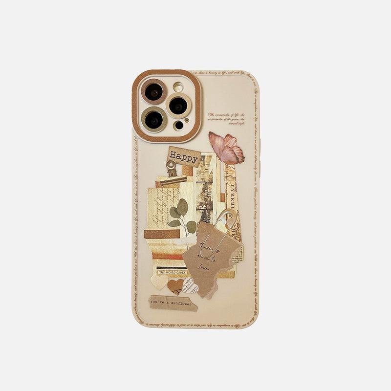 TALISHKO Retro Butterfly Mobile Phone Case For iPhone