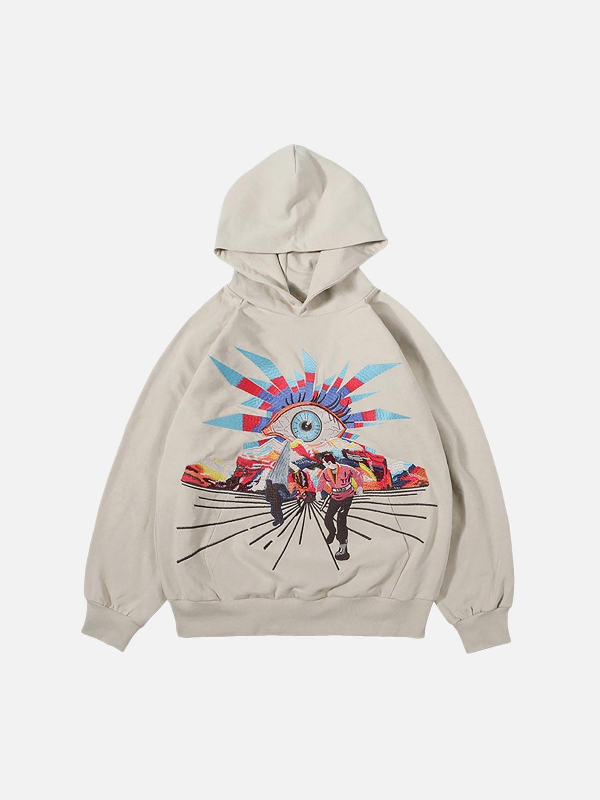 TALISHKO Evil Eye Embroidered Hoodie