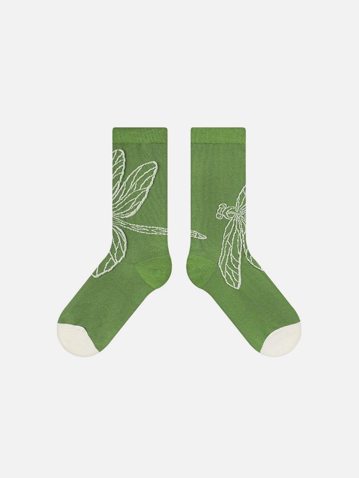 TALISHKO Animal Print Mid-Calf Socks