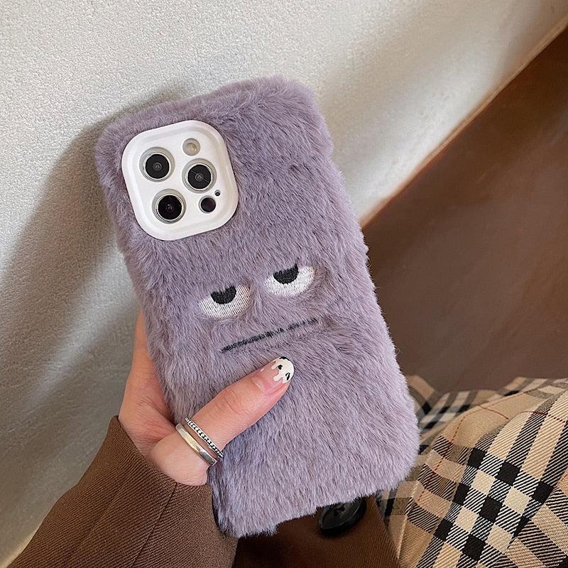 TALISHKO Fluffy Monster Mobile Phone Case For iPhone
