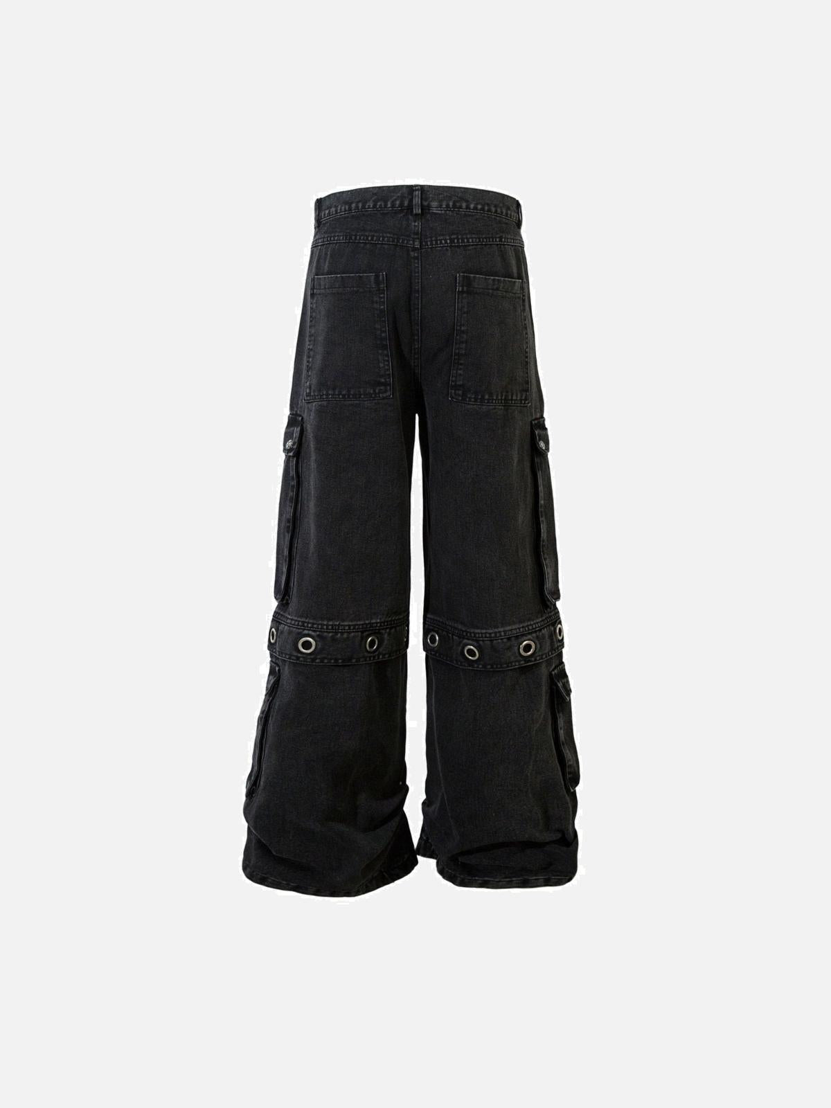 TALISHKO Washed Cargo Jeans