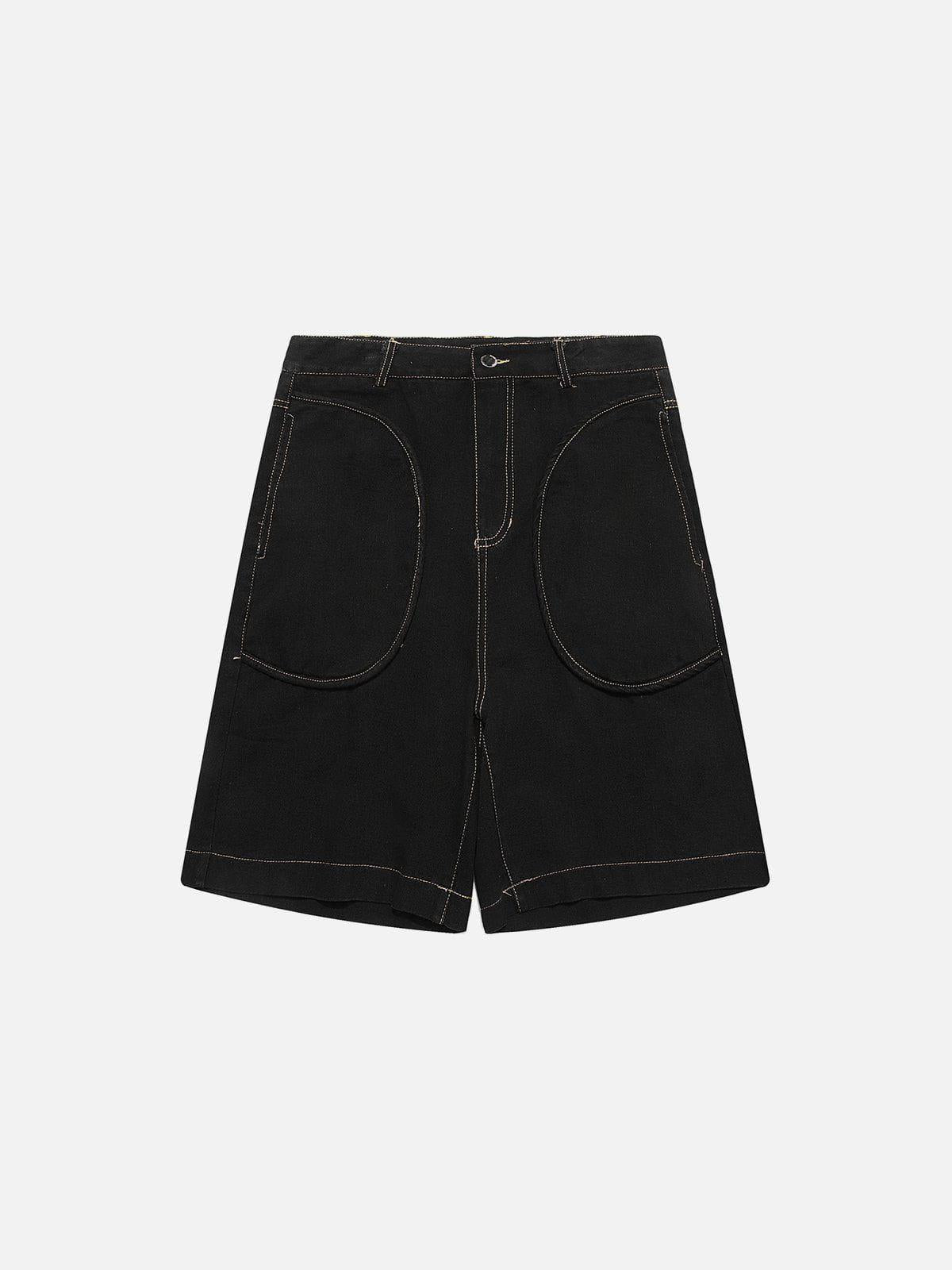 TALISHKO Curved Pockets Jorts
