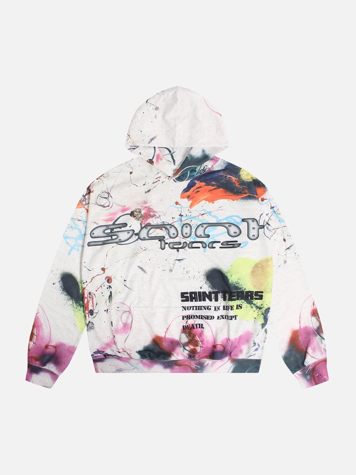 TALISHKO Street Graffiti Hooded Sweatshirt