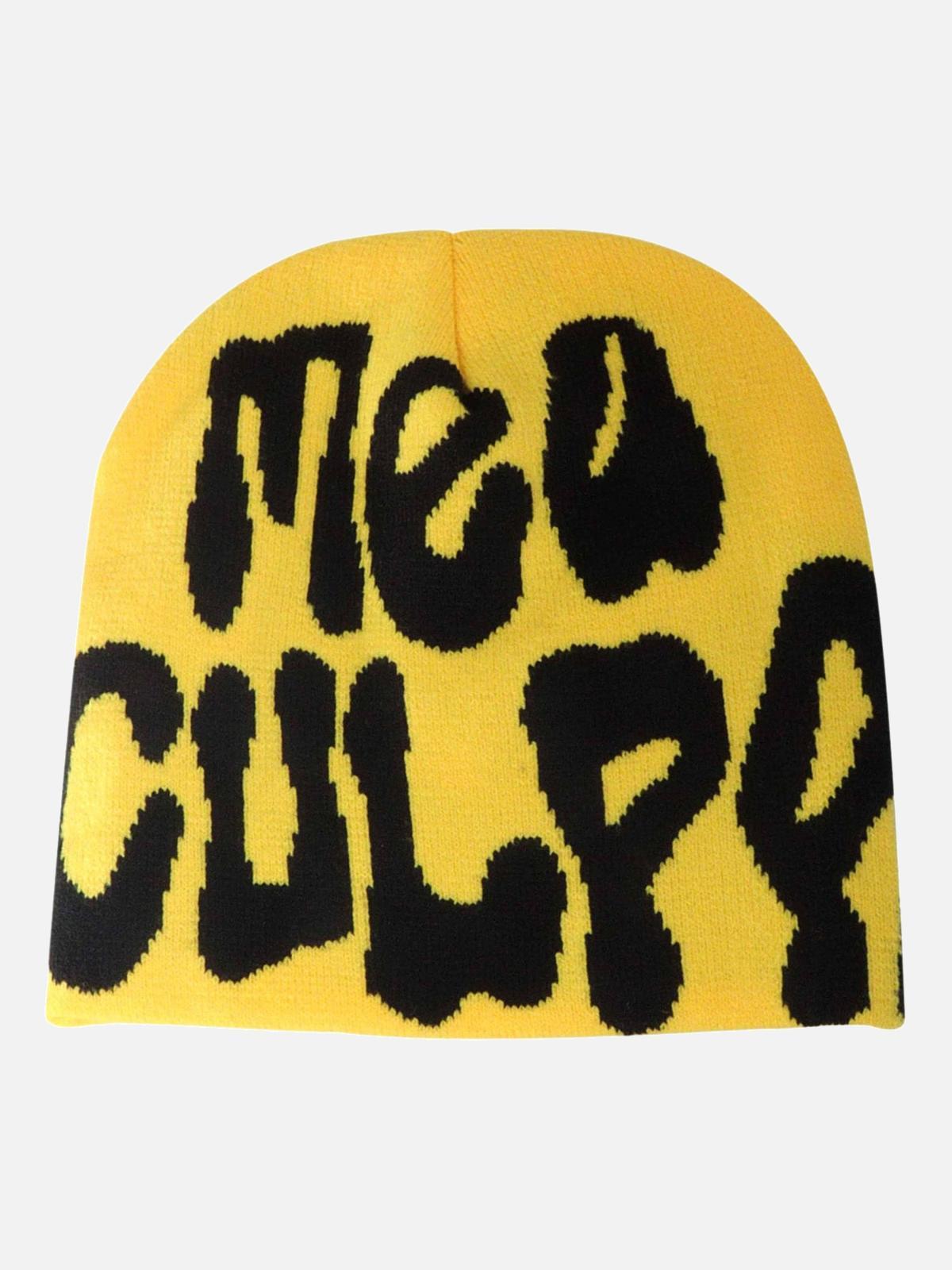 TALISHKO Letter Knitted Hat