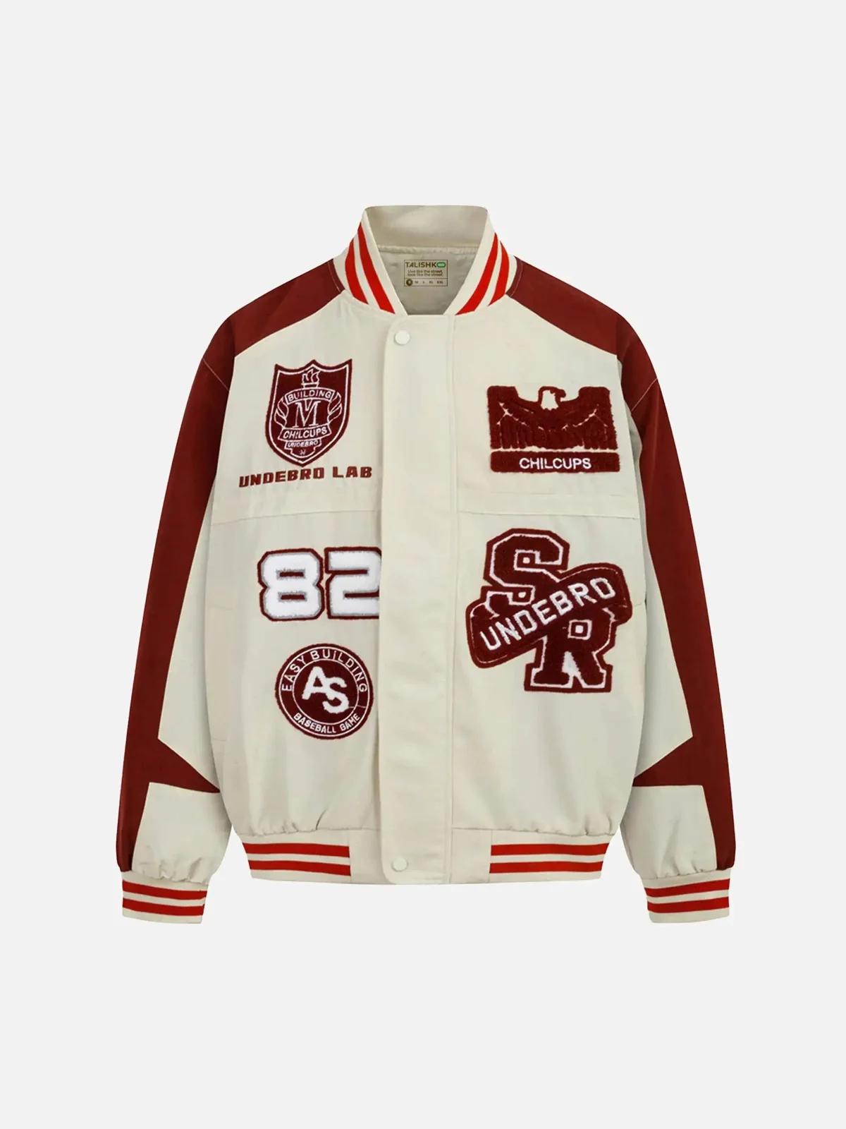TALISHKO American Hip-Hop Campus Baseball Jacket