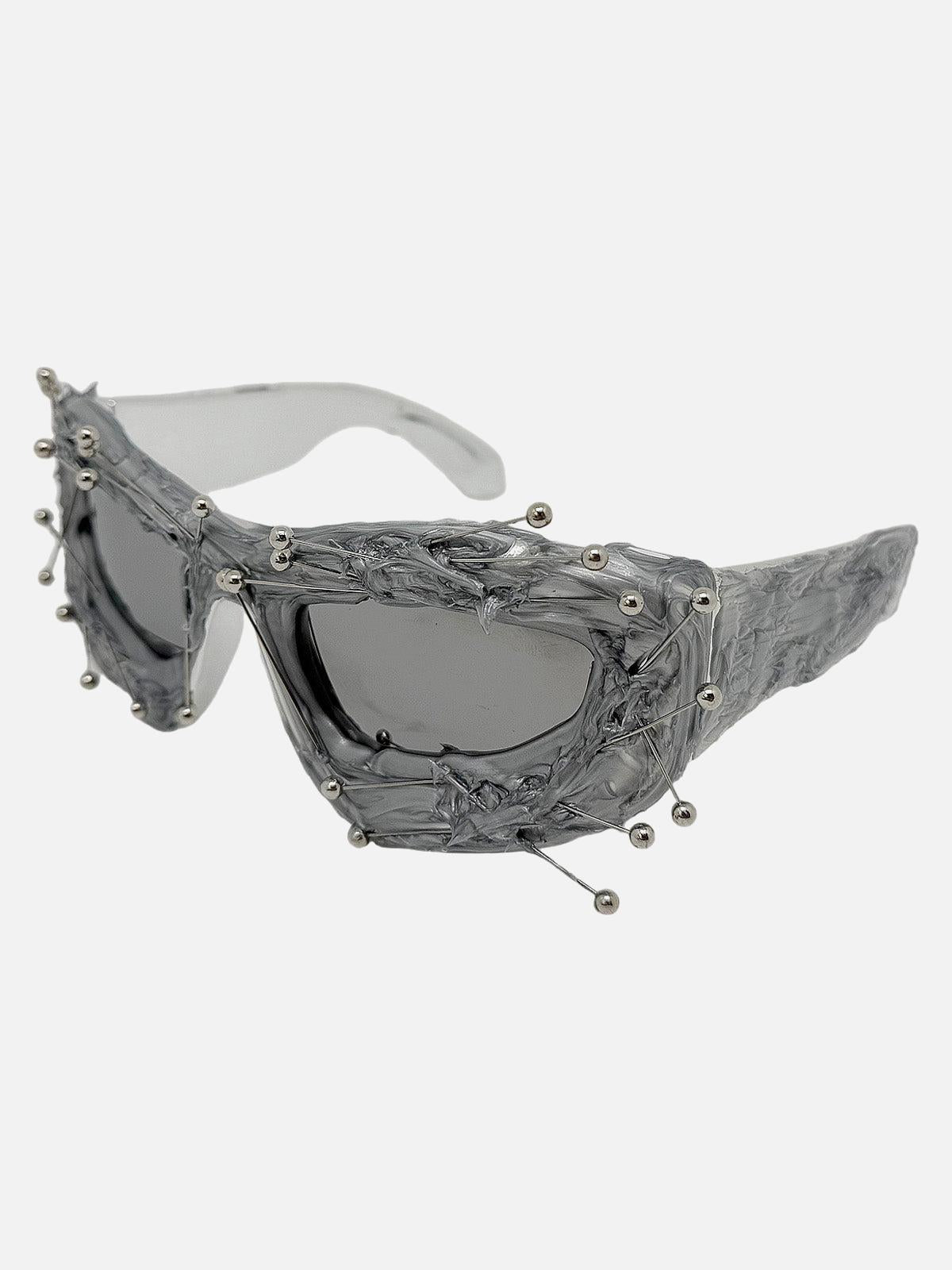 TALISHKO Hip Hop Punk Beaded Sunglasses