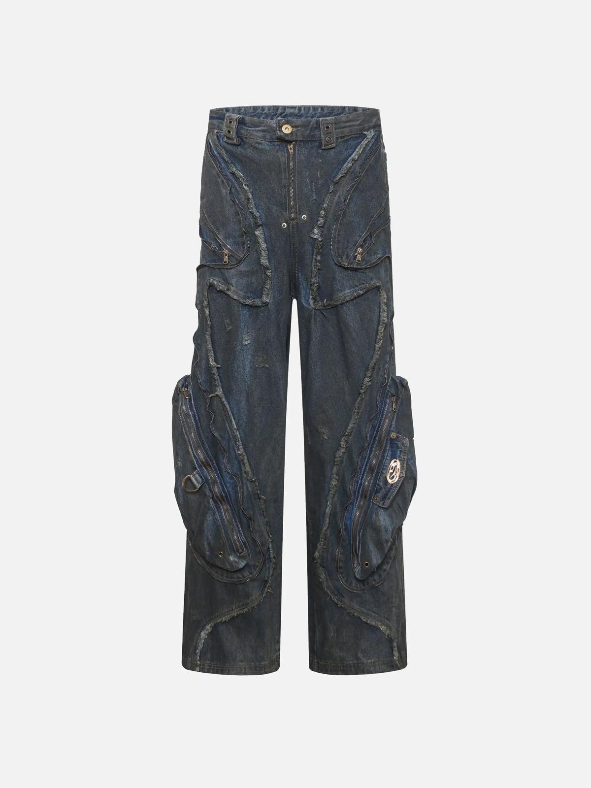 TALISHKO American Heavy Duty Wasteland Style Work Jeans