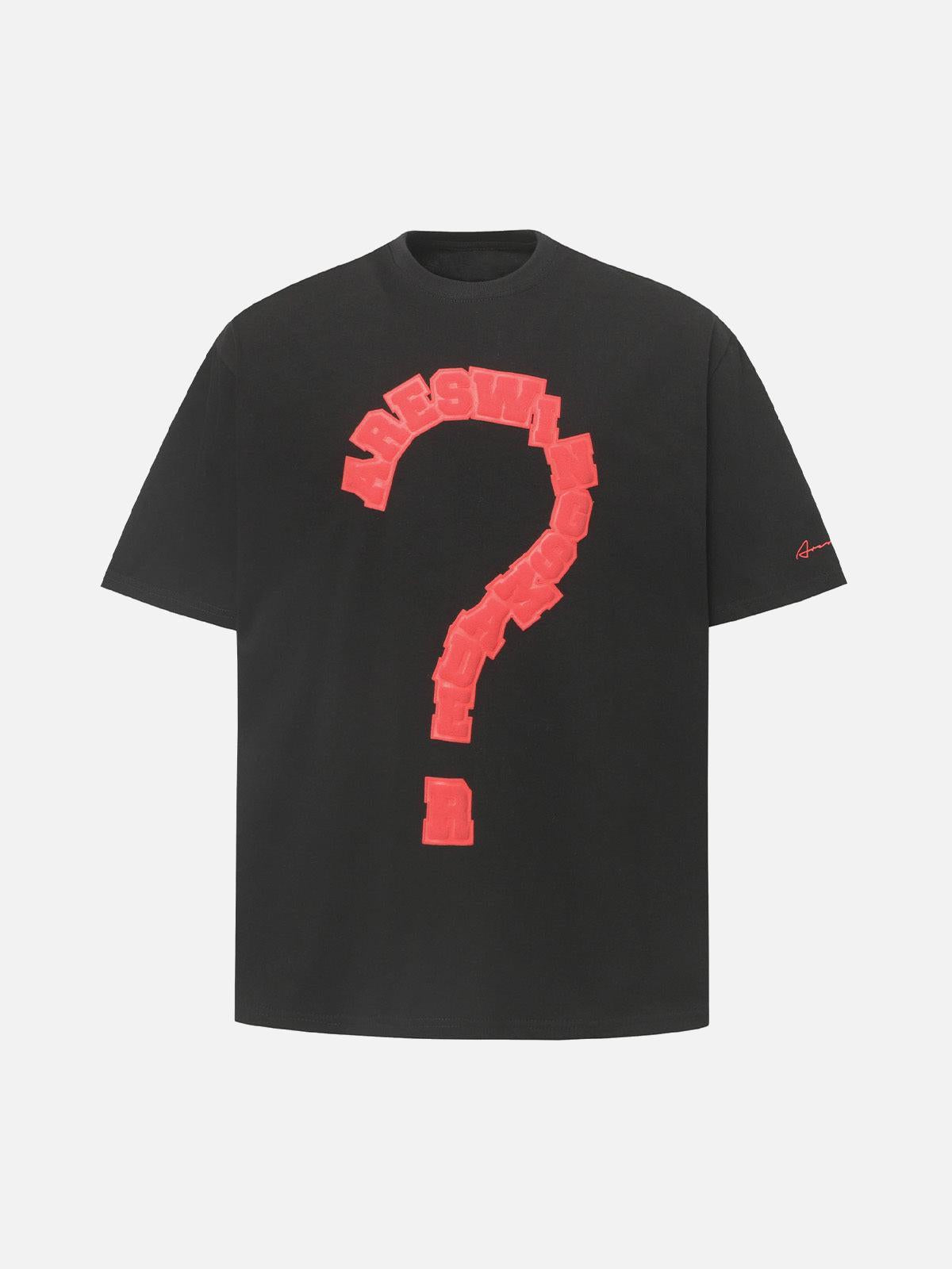 TALISHKO Question Mark Graphic T-Shirt