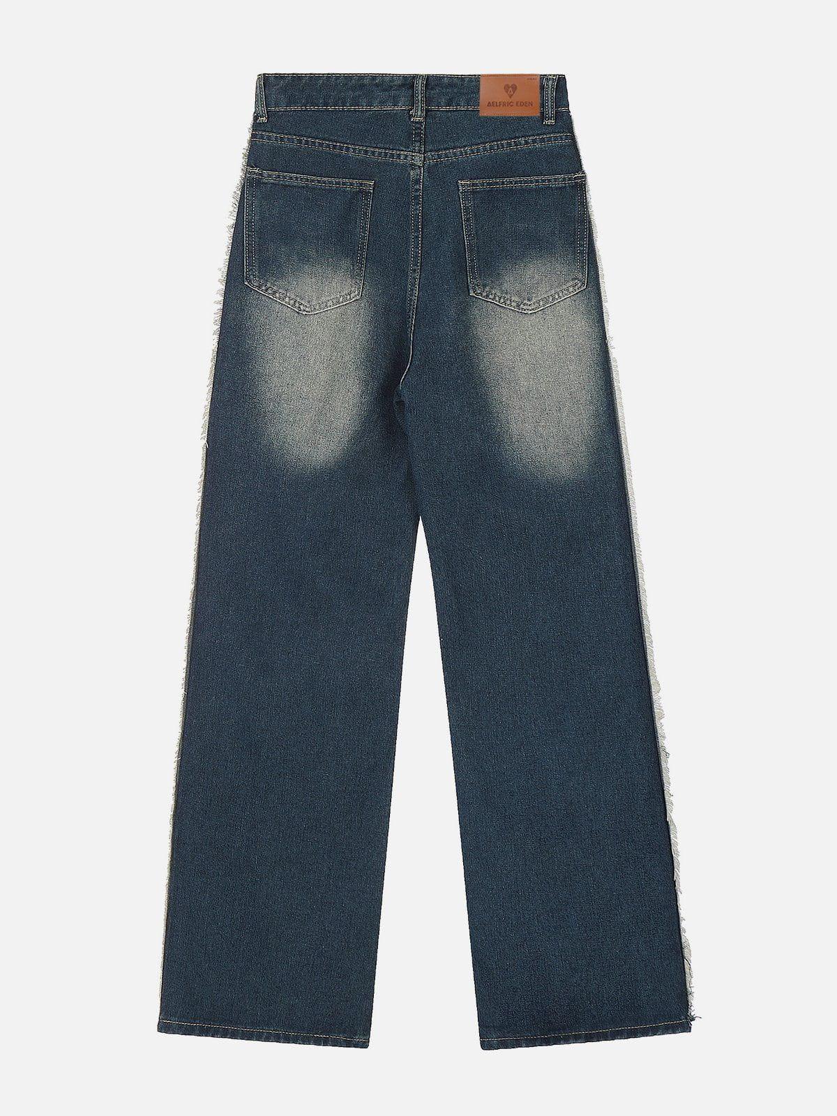 TALISHKO Vintage Fringe Jeans