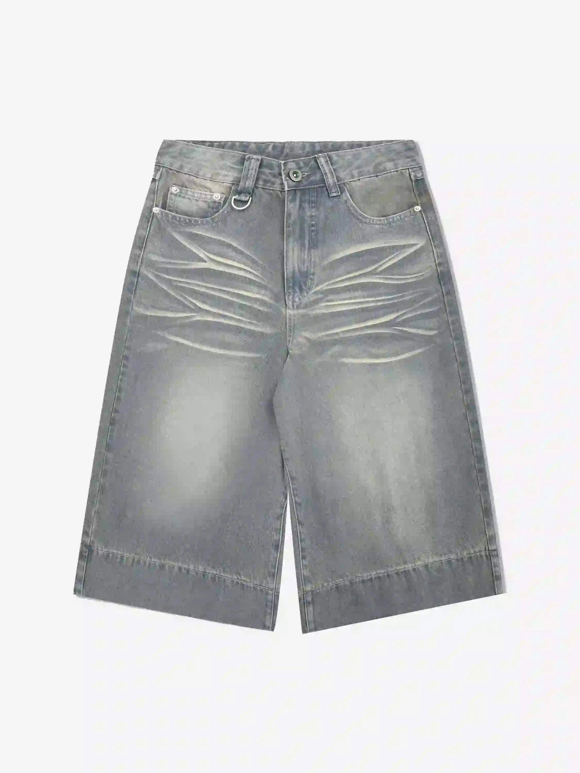 TALISHKO American Retro Cropped Denim Jorts
