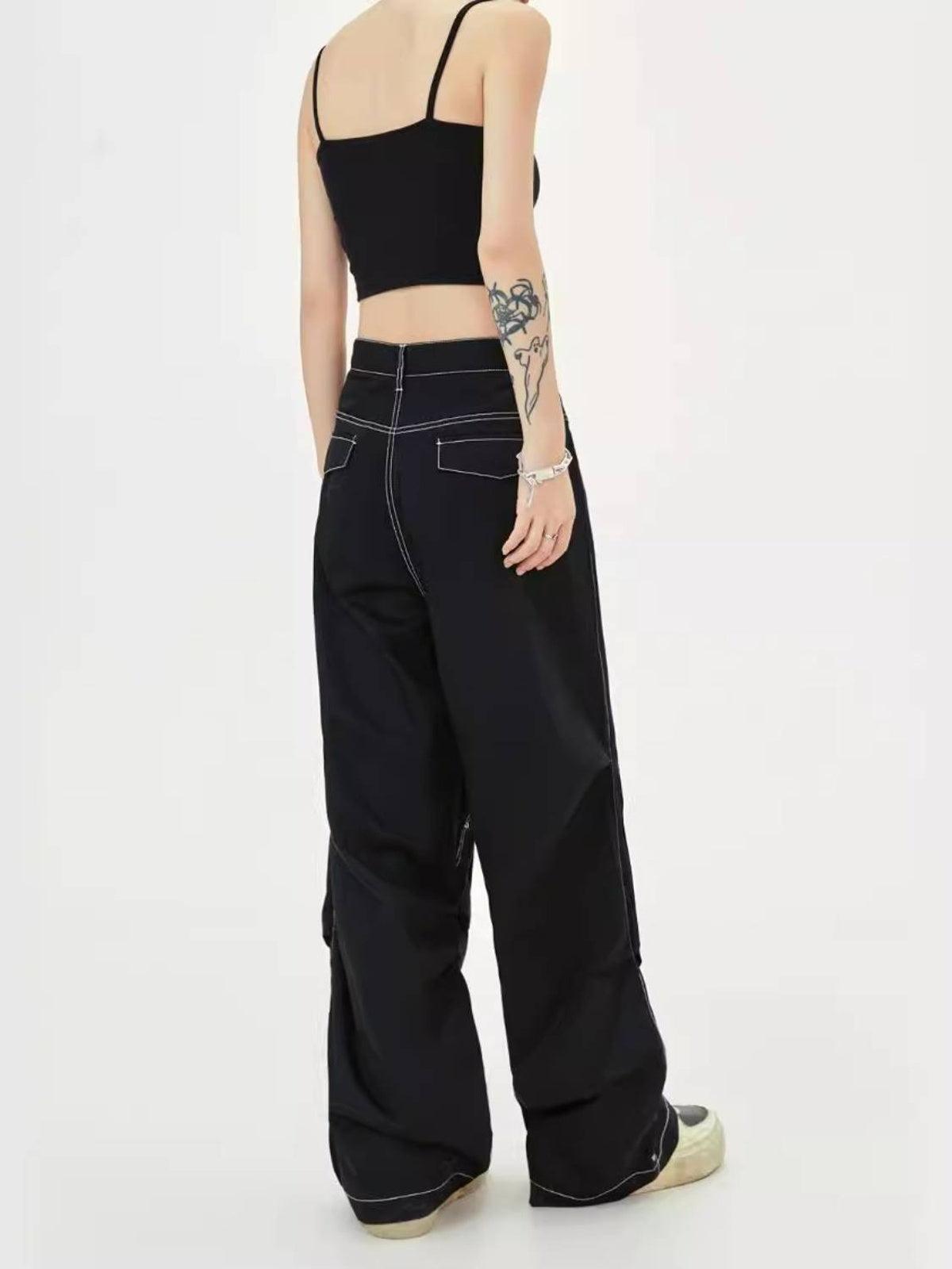 TALISHKO Heart Rivet Multi-Pocket Jeans