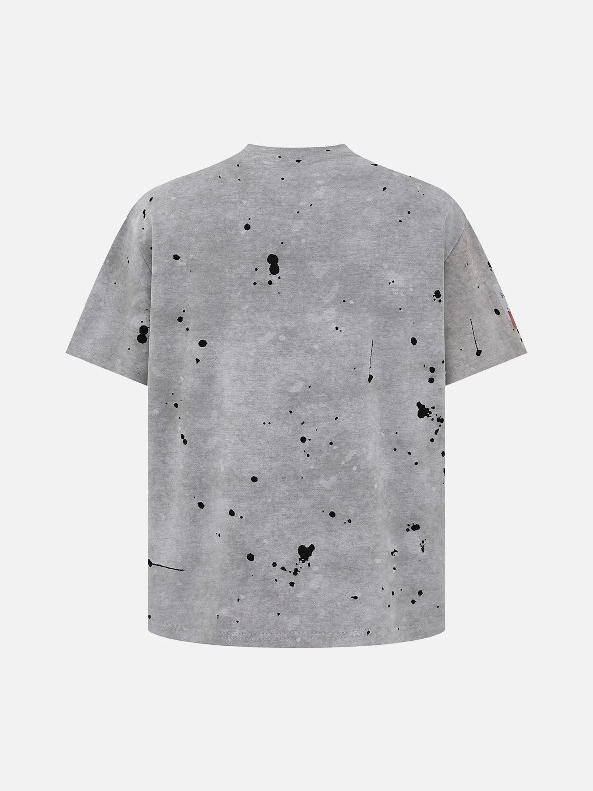 TALISHKO Retro Ink Splash T-Shirt