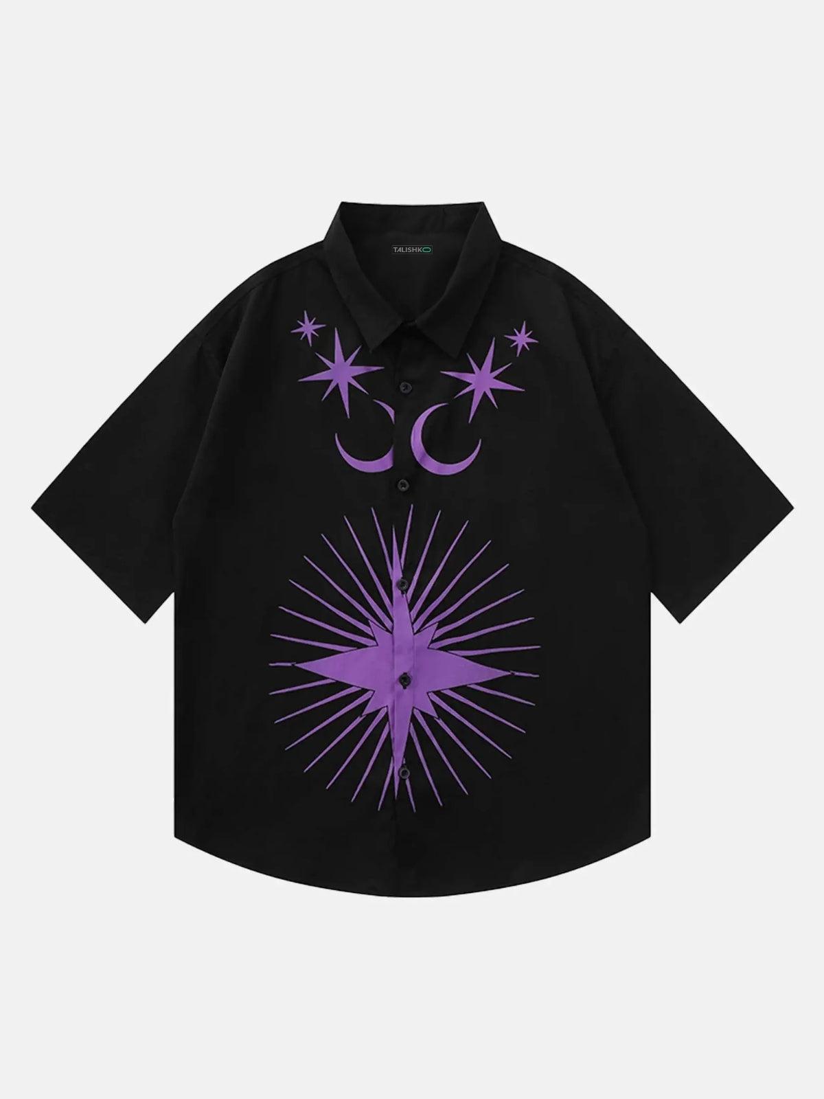 TALISHKO Hip-Hop Printed Shirt