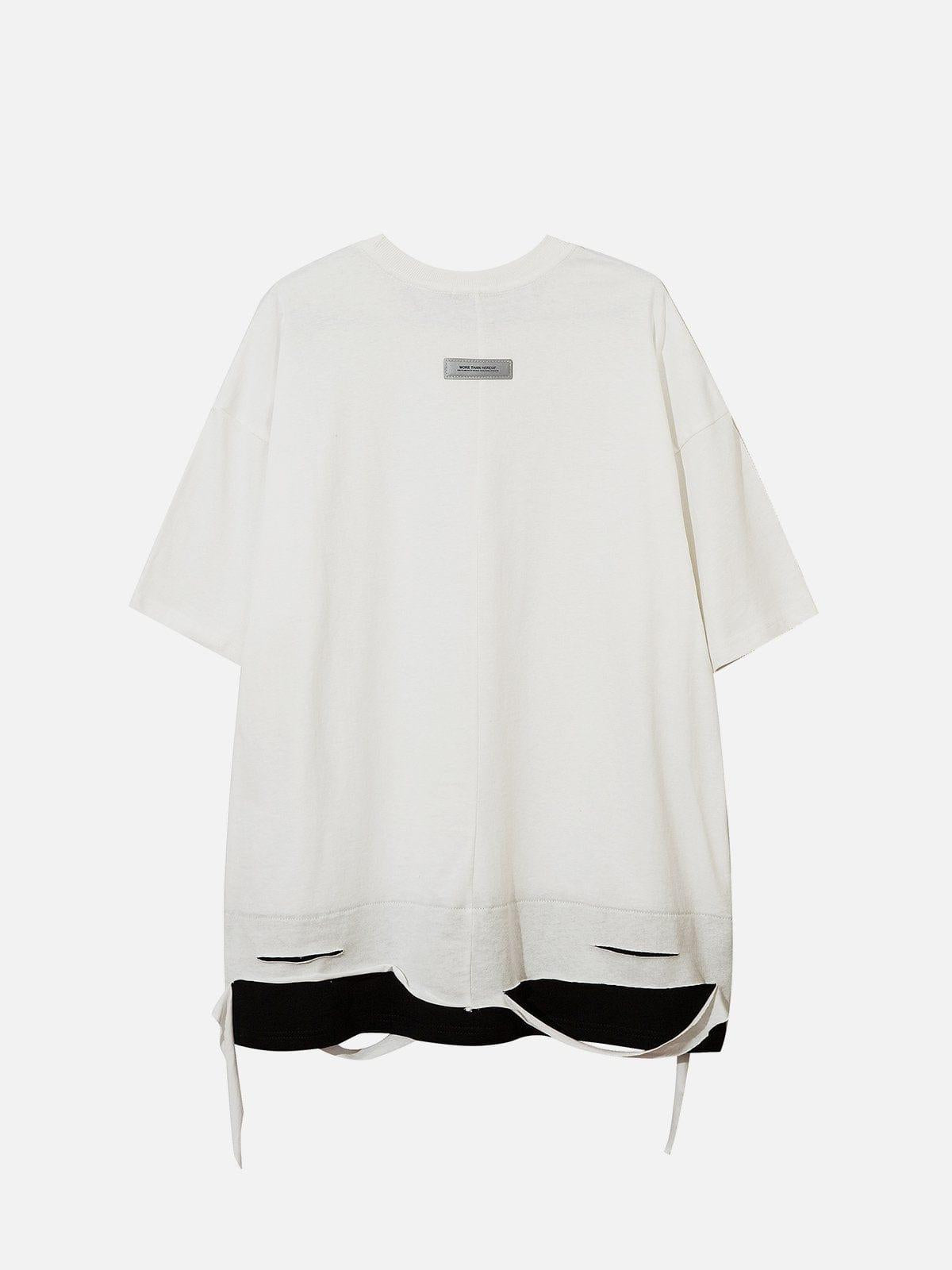 TALISHKO Broken Chain Decoration Tee