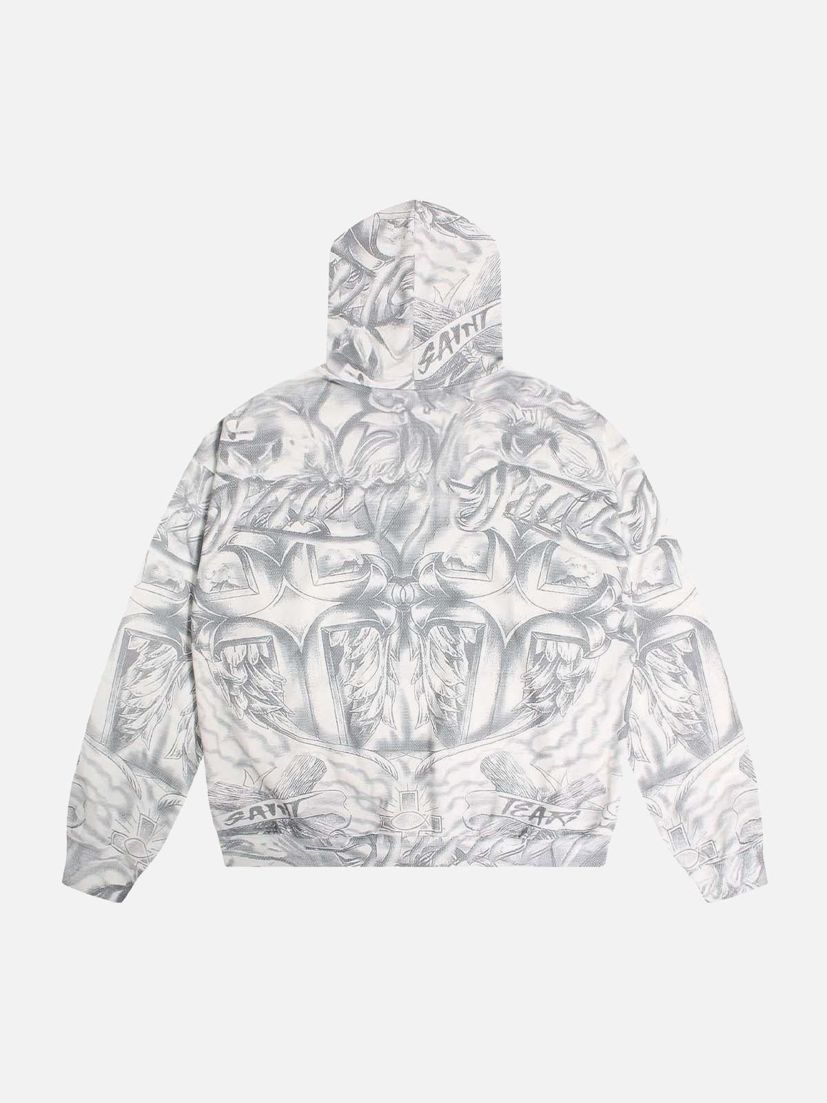 TALISHKO Street Hand-Painted Zip Up Hoodie