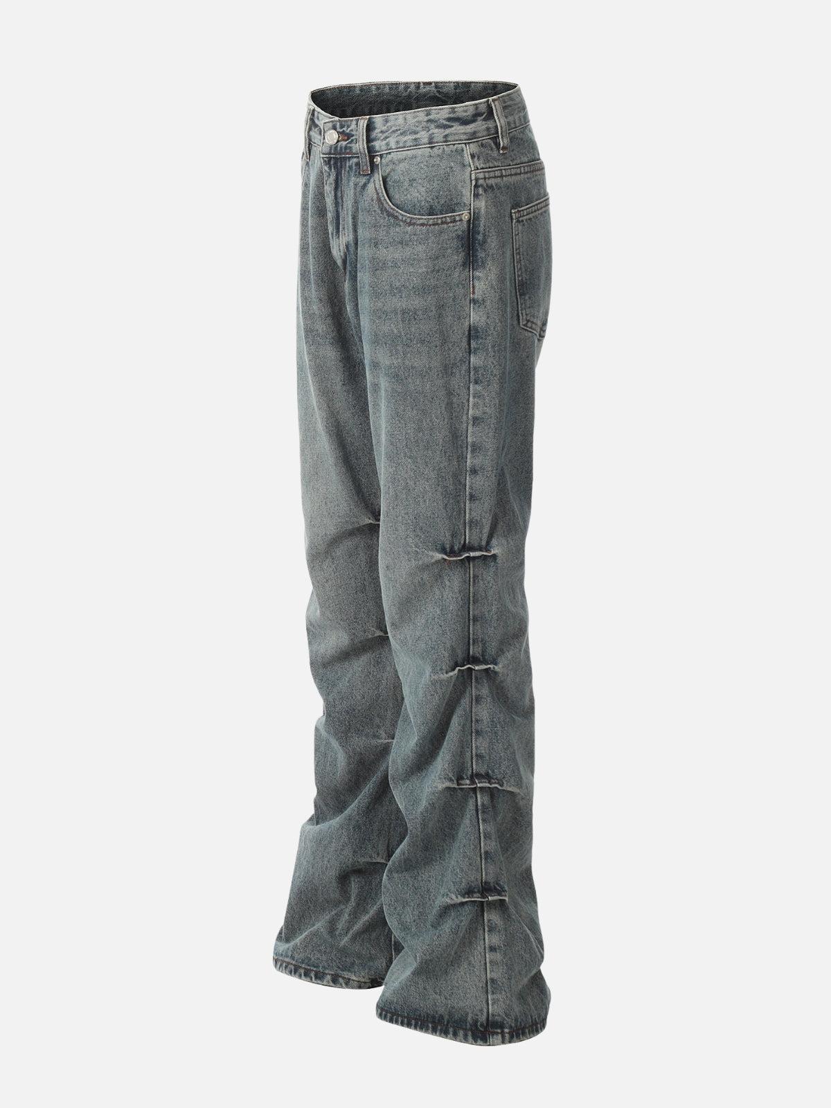 TALISHKO Multi Wrinkle Washed Jeans