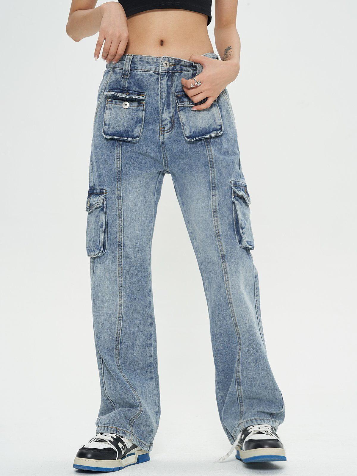 TALISHKO Vintage Multi Pocket Jeans