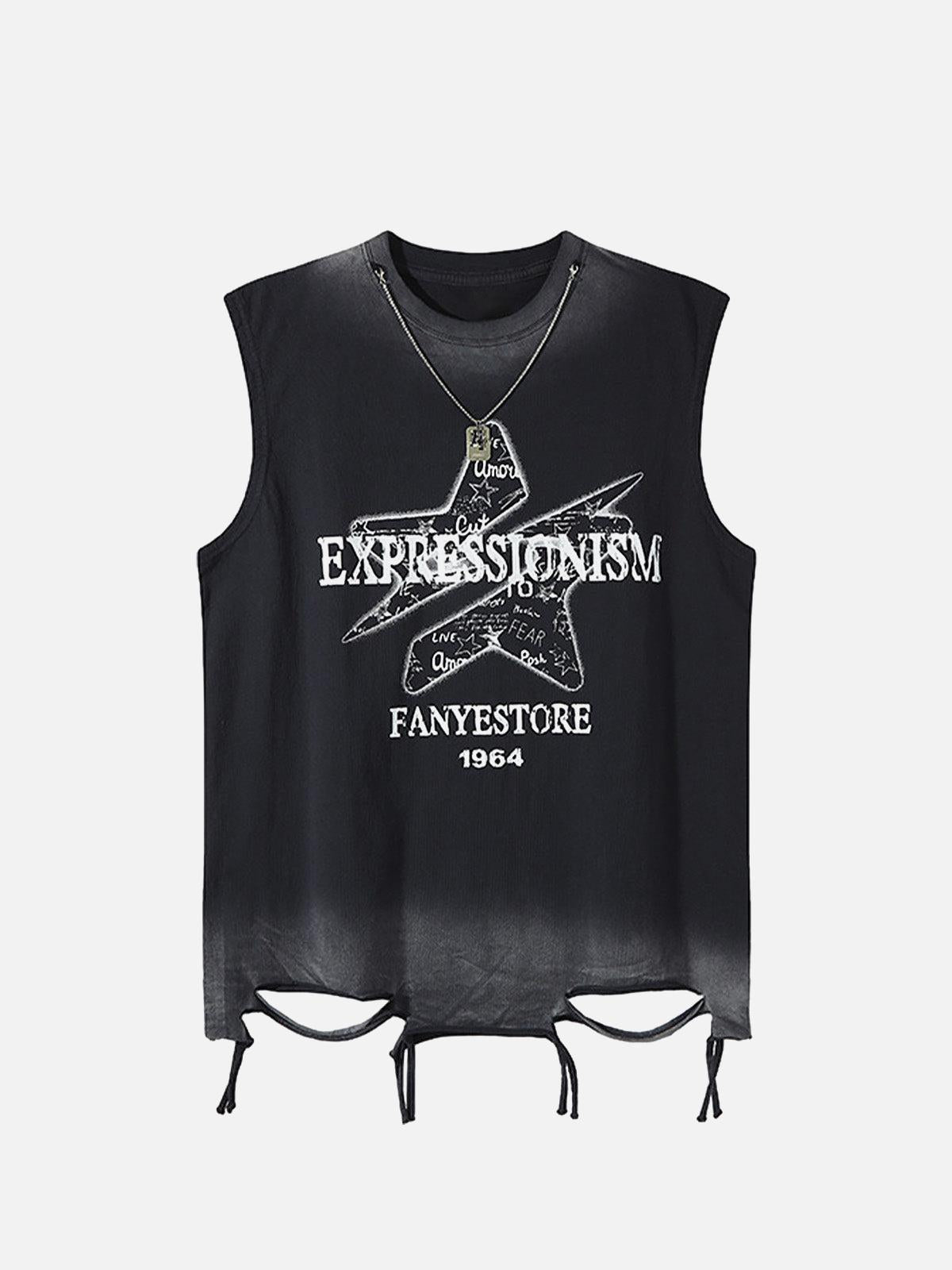 TALISHKO Street Star Graphic Vest