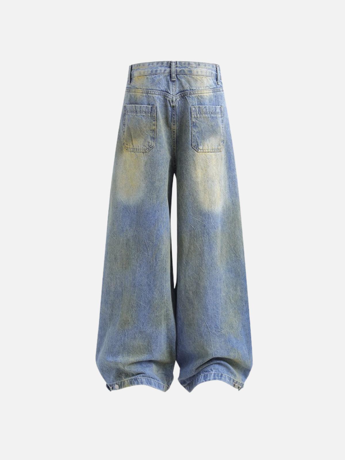 TALISHKO Deconstructive Patchwork Jeans