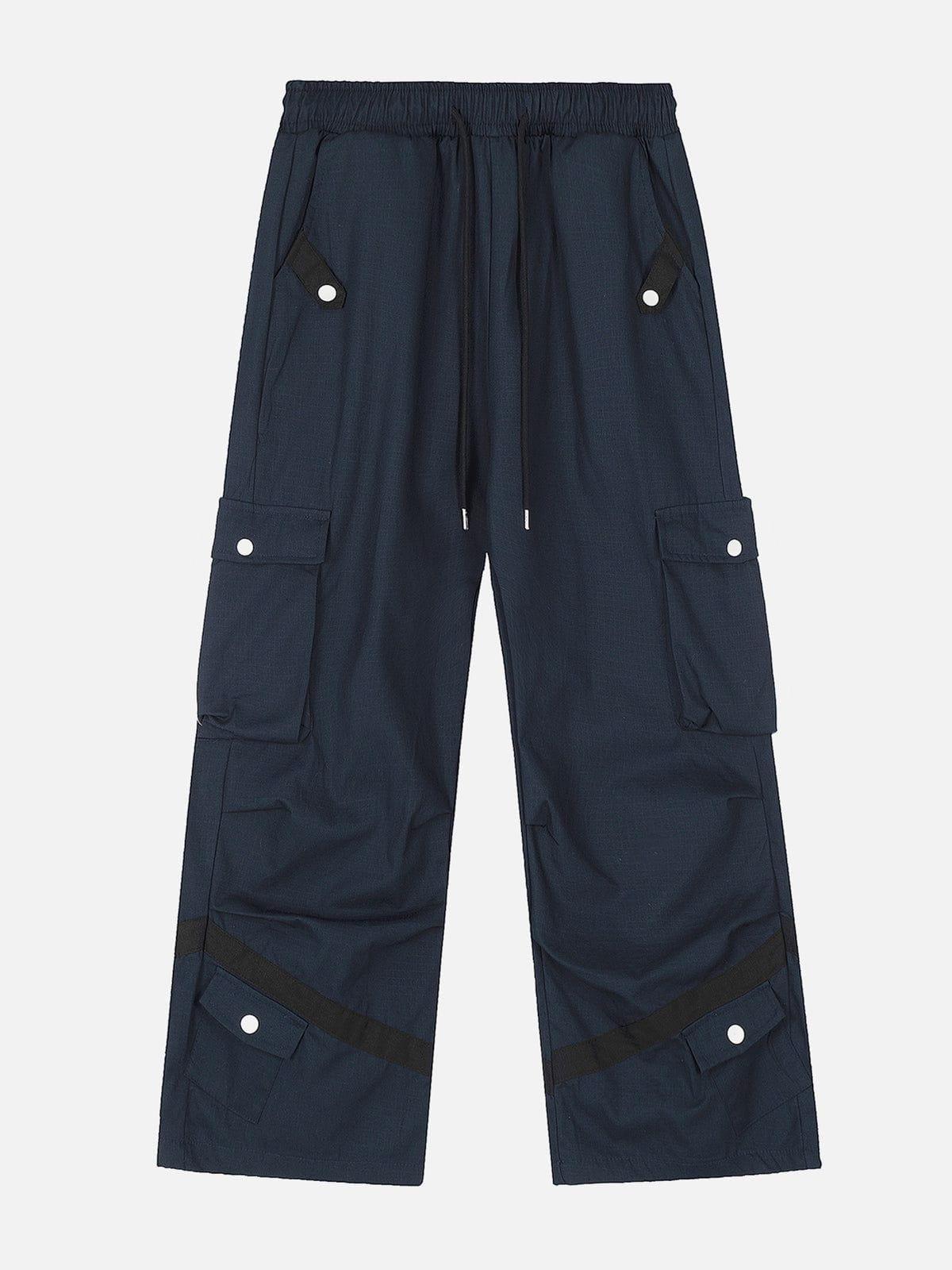 TALISHKO Multi Button Pocket Cargo Pants
