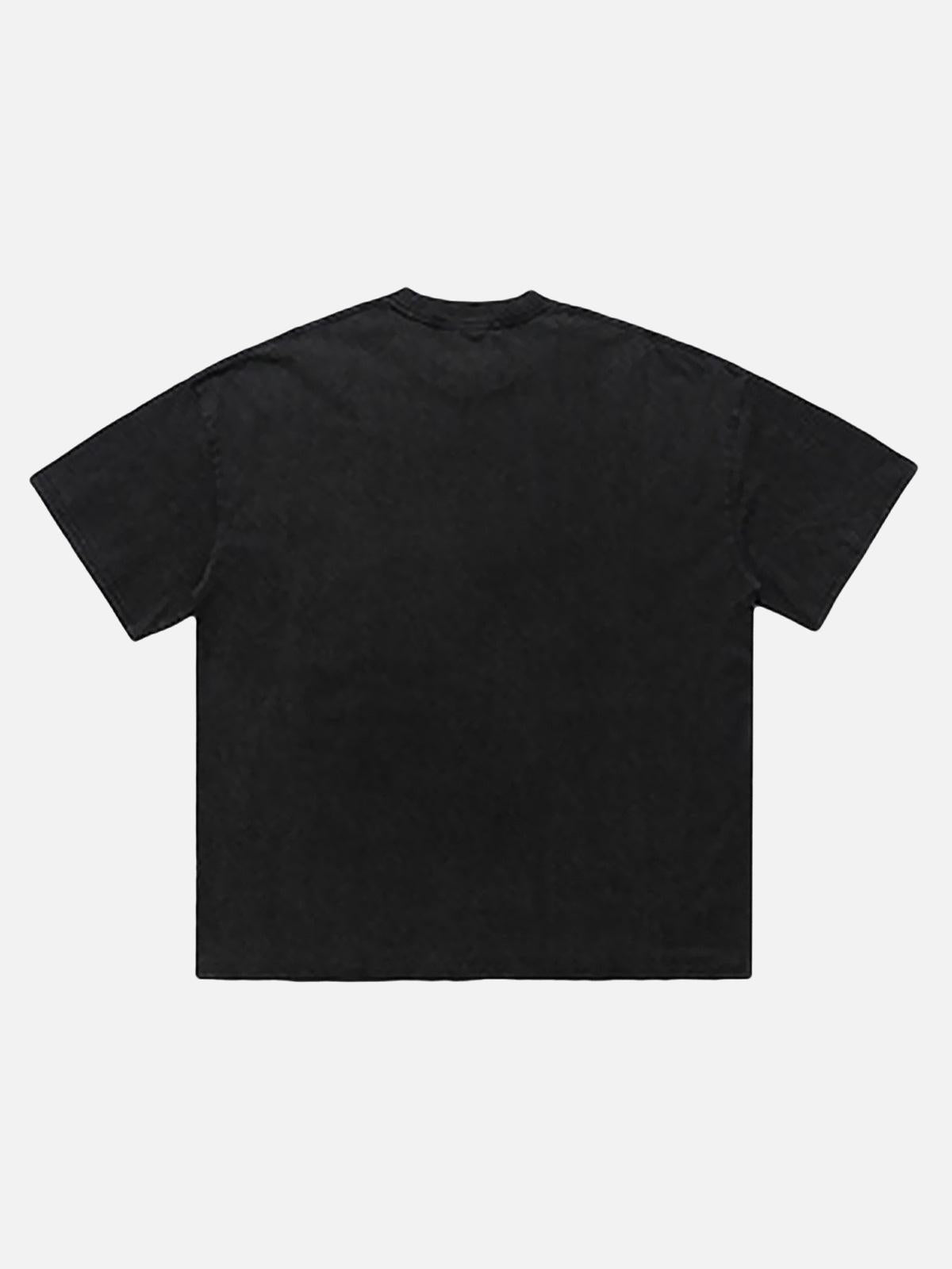 TALISHKO Chain Print Crew Neck T-Shirt
