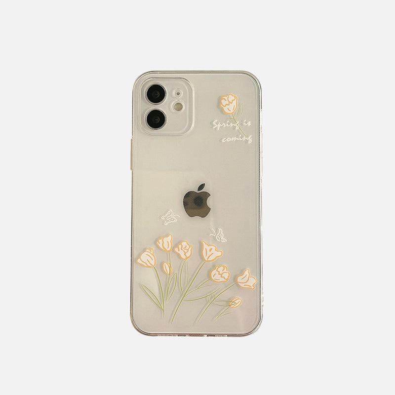 TALISHKO Soft Flower Mobile Phone Case For iPhone