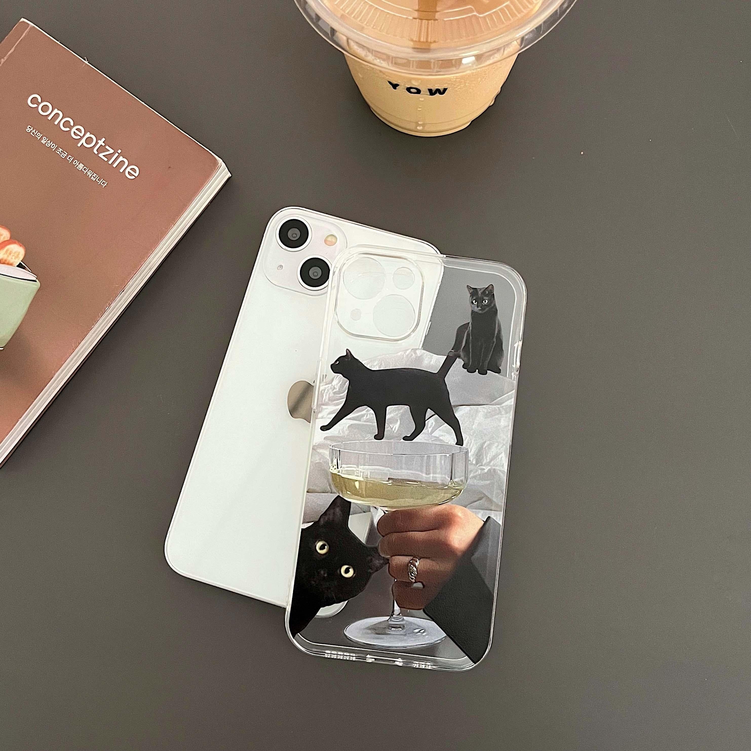 TALISHKO Black Cat iPhone Case