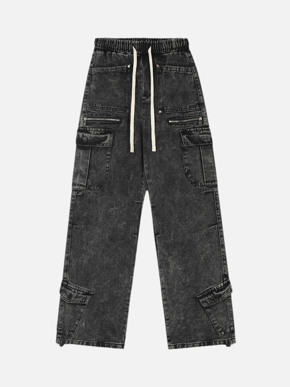 TALISHKO High Street Loose Elastic Waist Drawstring Trousers