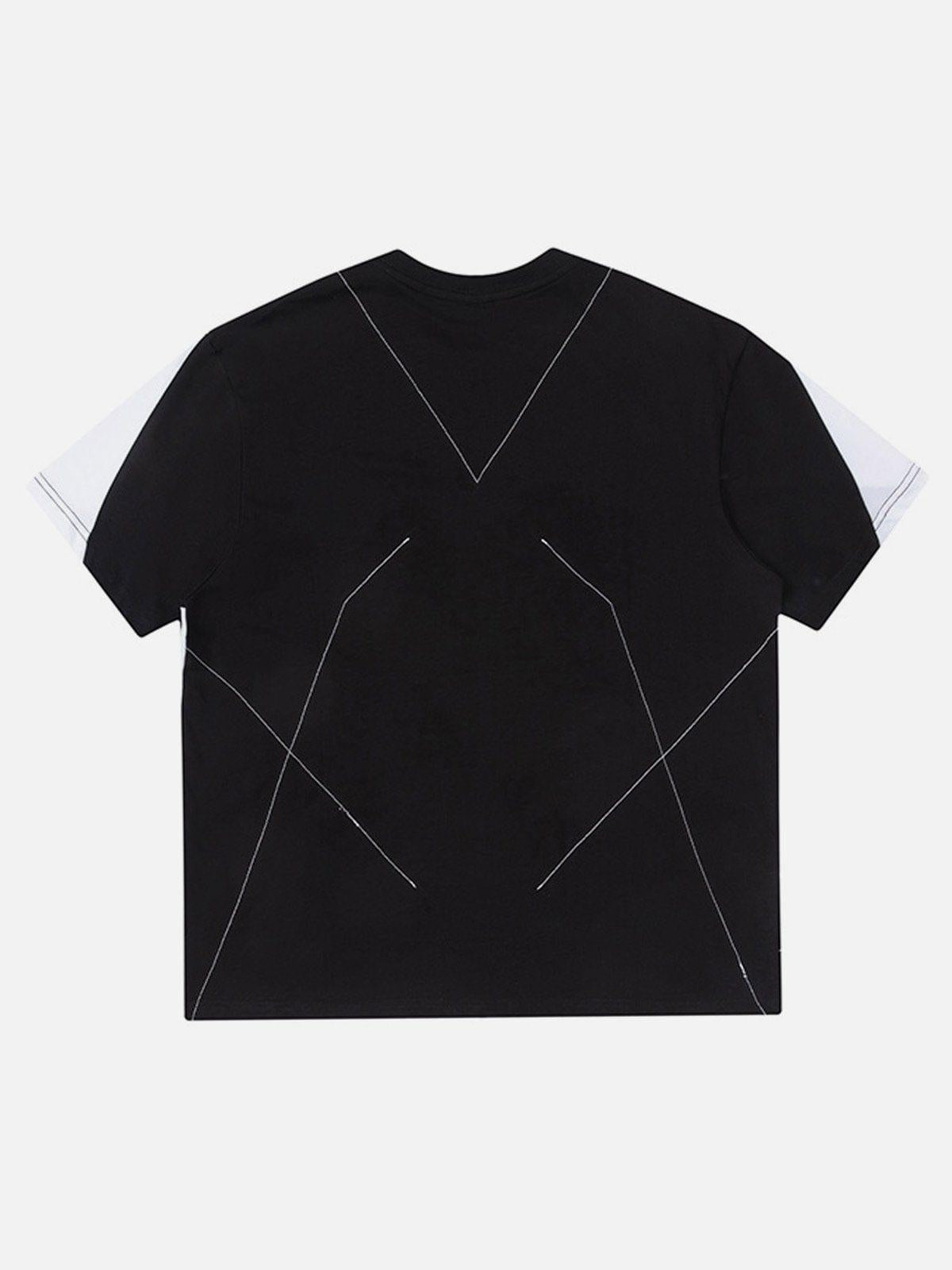 TALISHKO Patchwork Color Blocking Tee