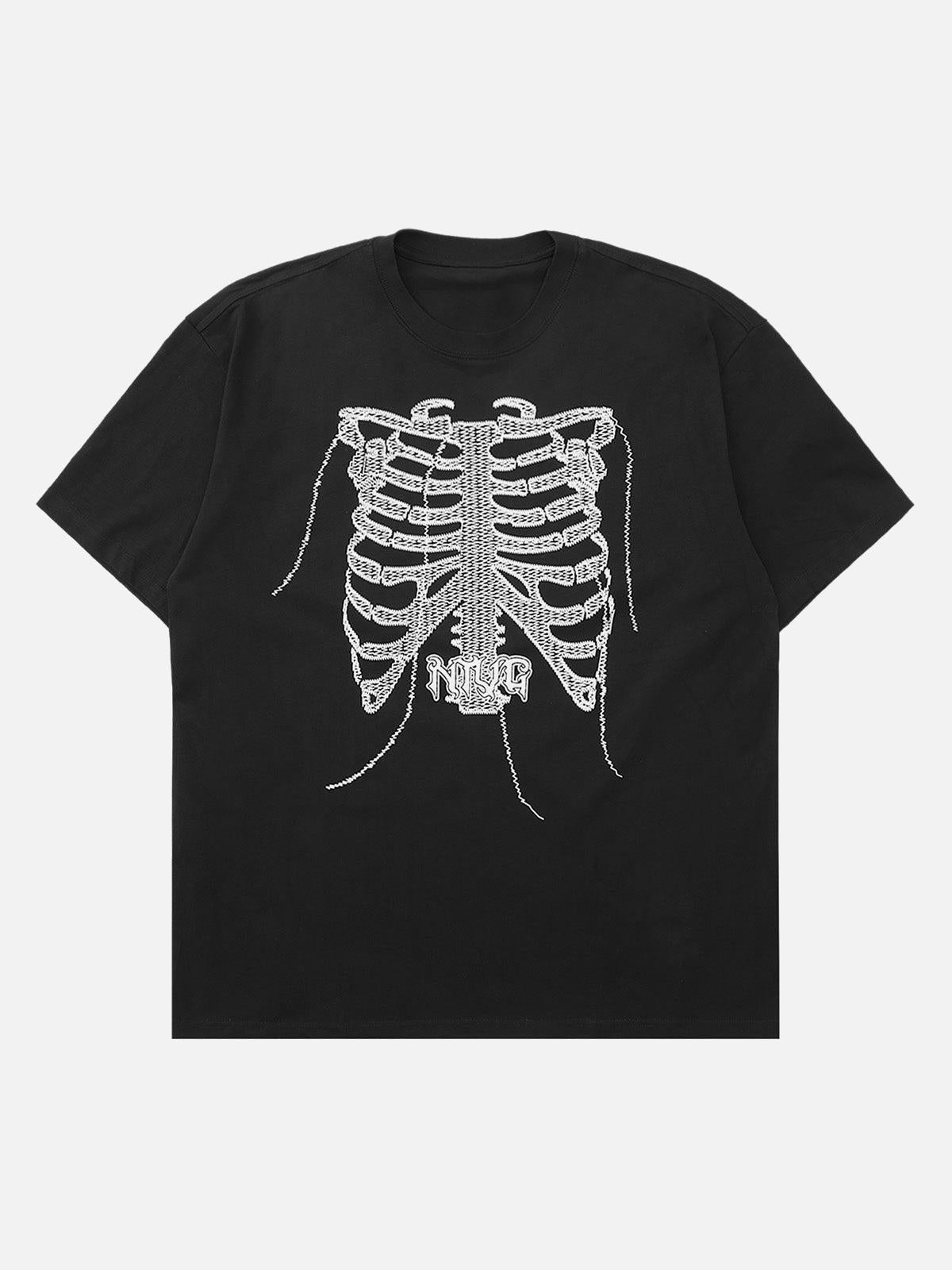 TALISHKO Street Skull Print T-Shirt