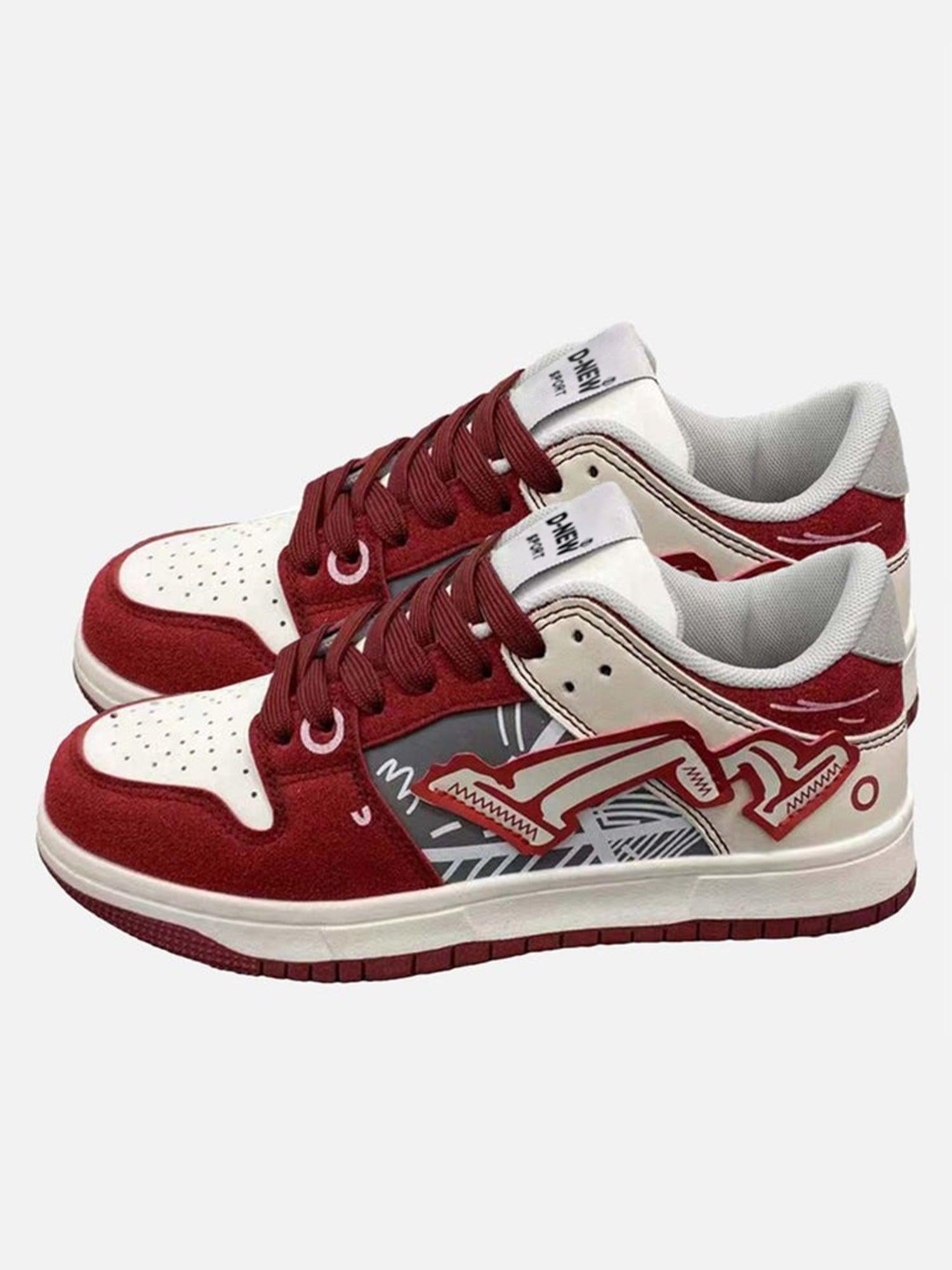 TALISHKO Hip-Hop Graffiti Board Shoes For Couples
