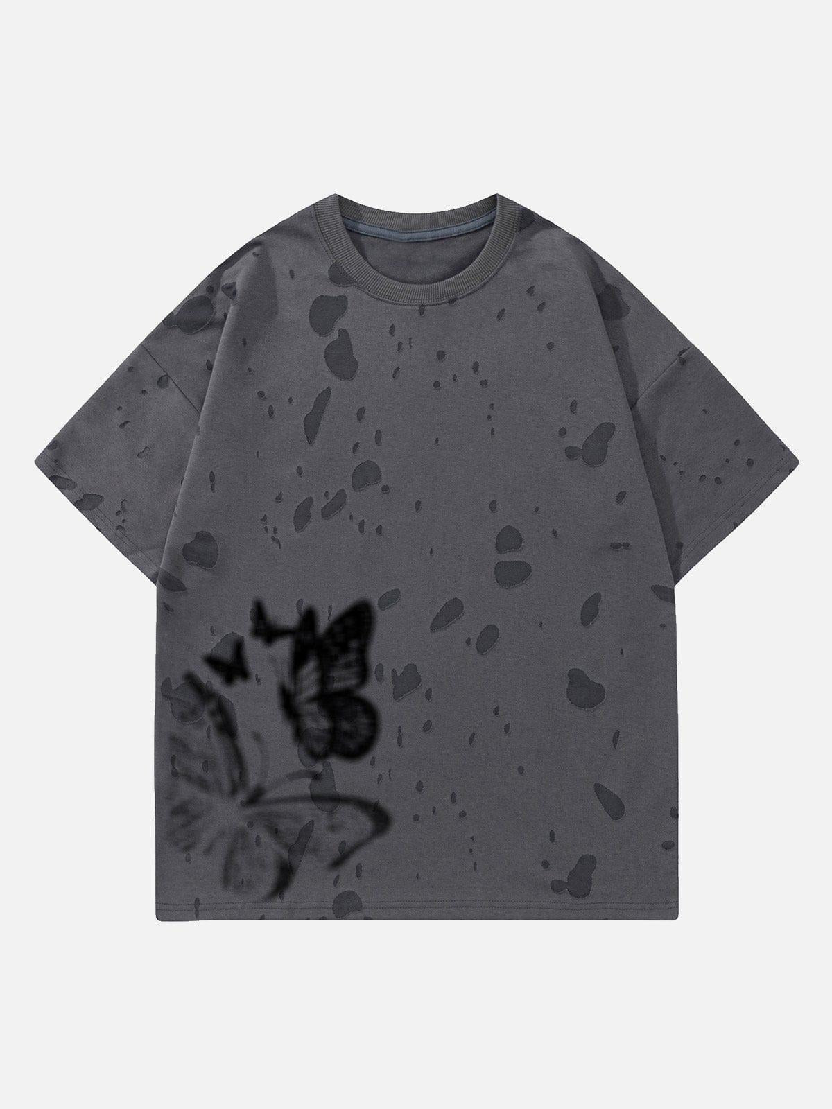 TALISHKO Distressed Butterfly Tee
