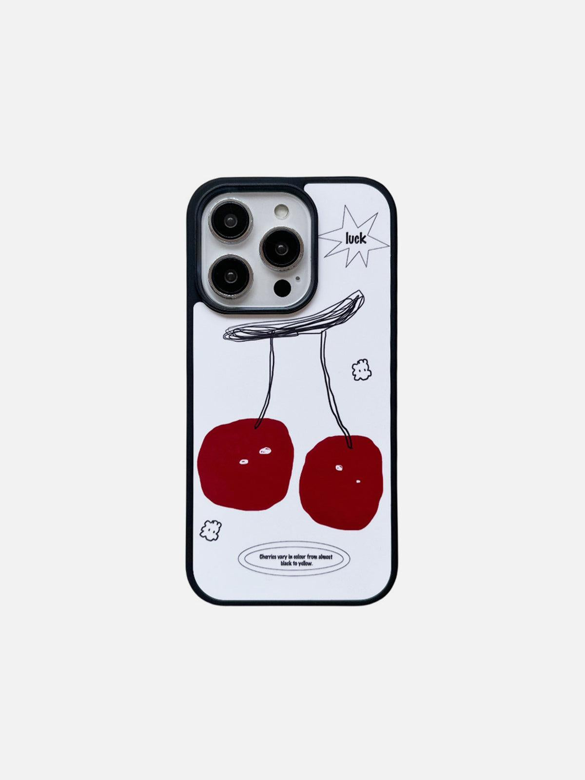 TALISHKO Hand-Painted Cherry Phone Case