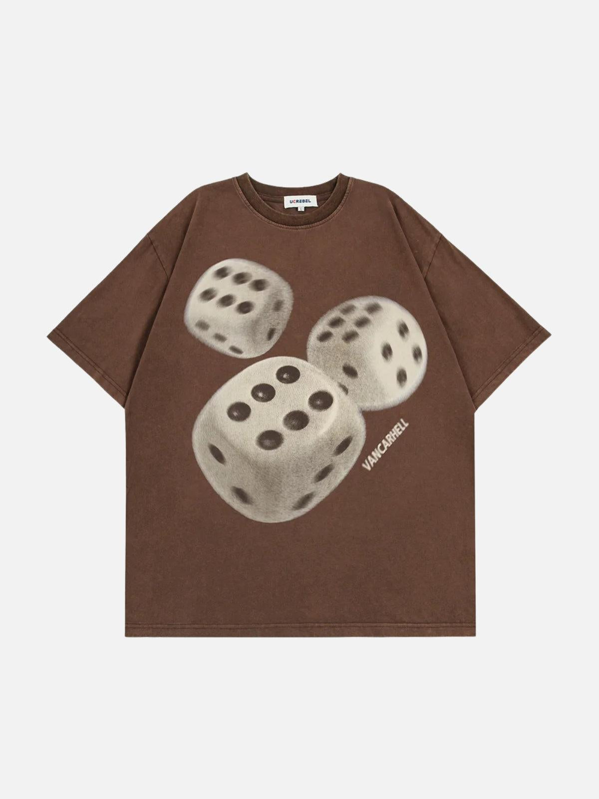 TALISHKO Dice Print Washed Tee