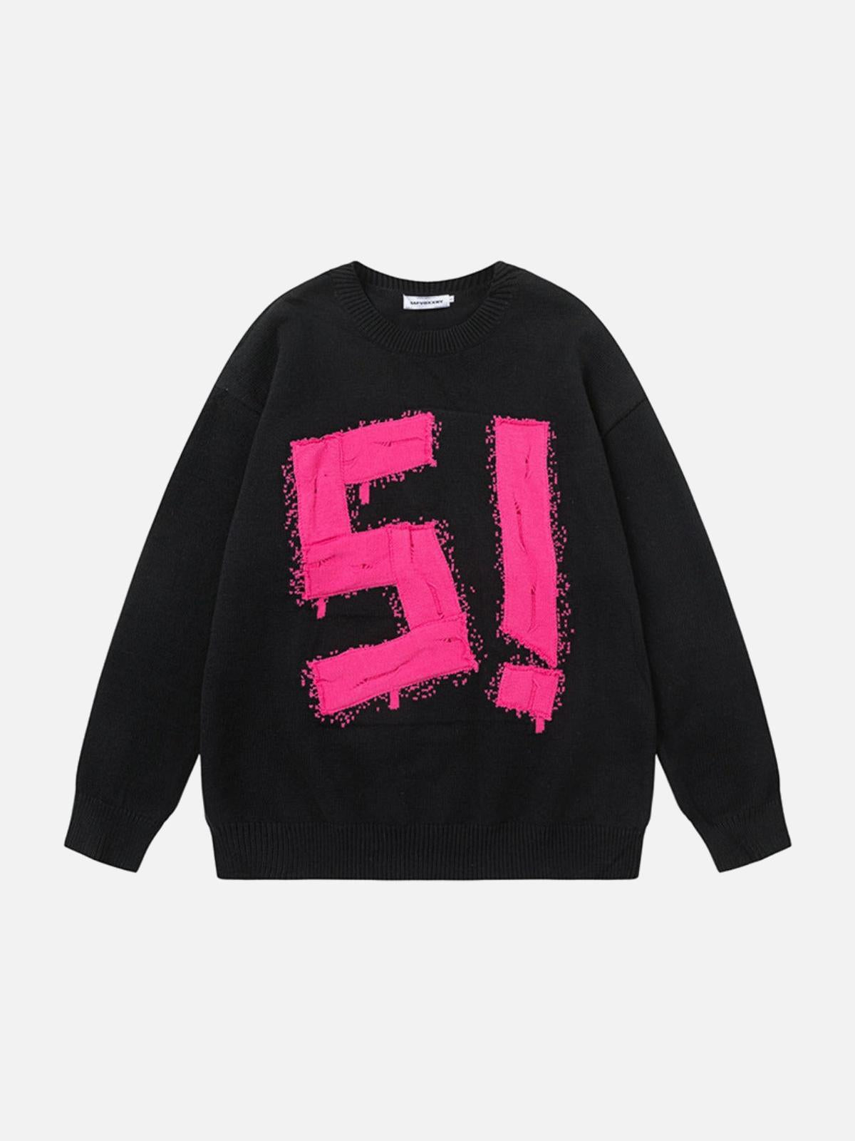TALISHKO Vintage High Street Embroidery Sweater