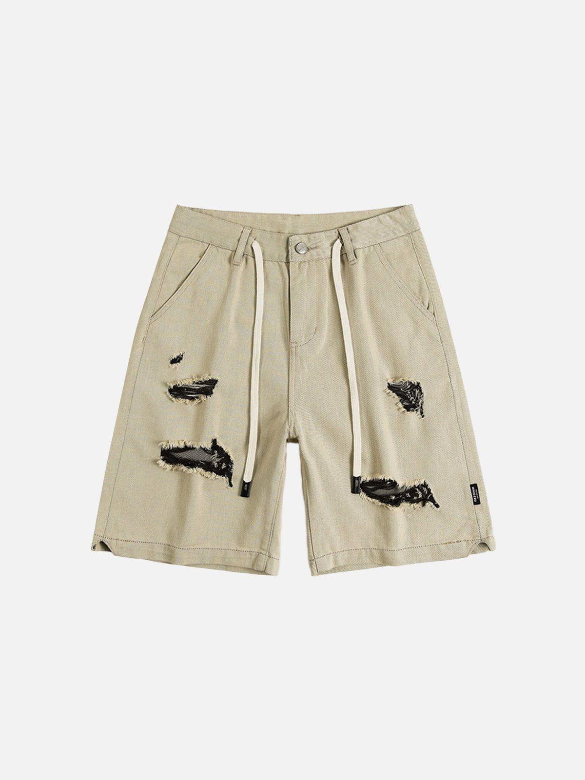 TALISHKO Distressed Jorts