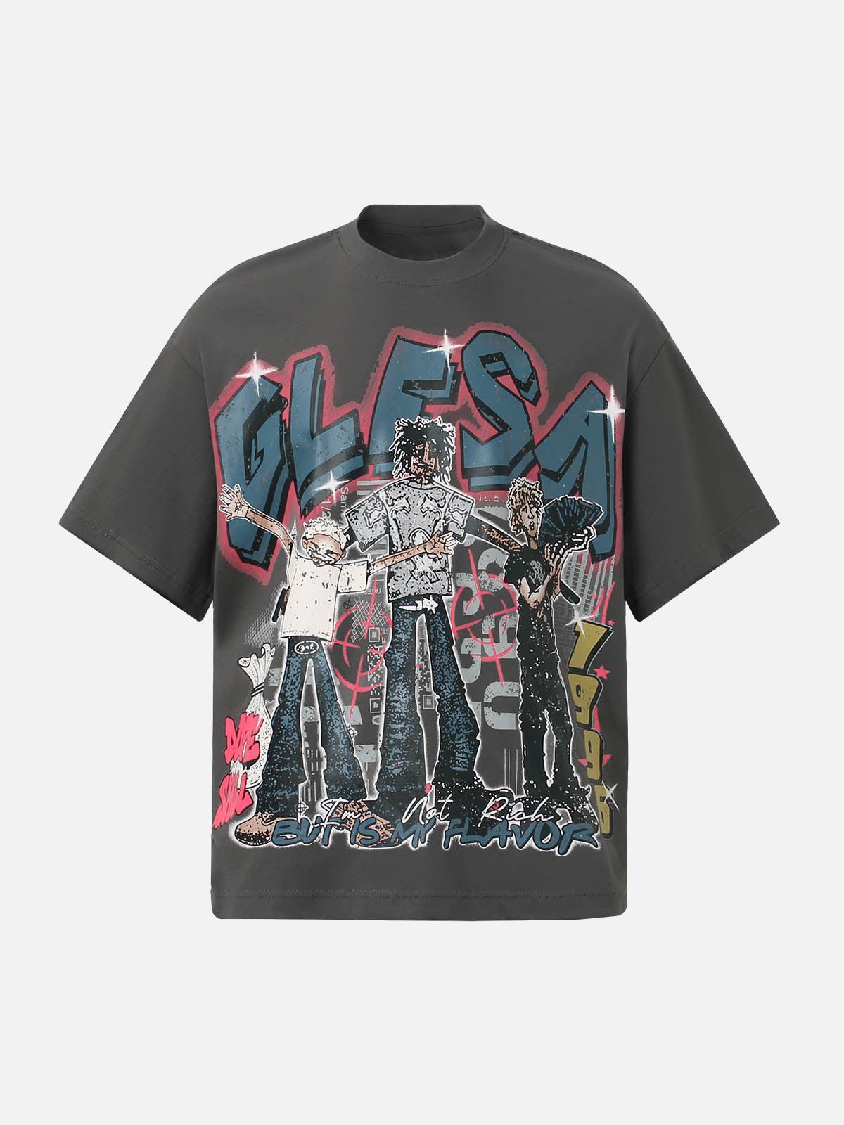 TALISHKO Retro Street GLESA Graphic T-Shirt