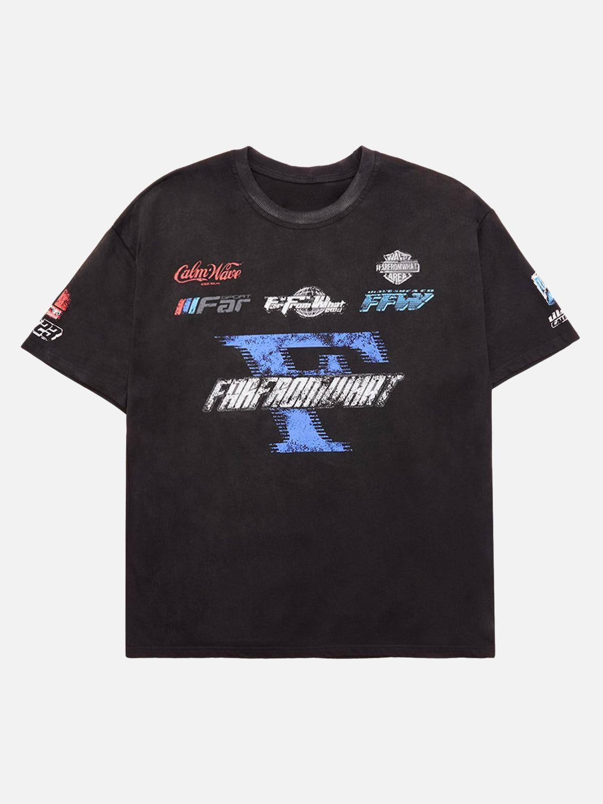 TALISHKO Racing Afterimage Lettering T-Shirt