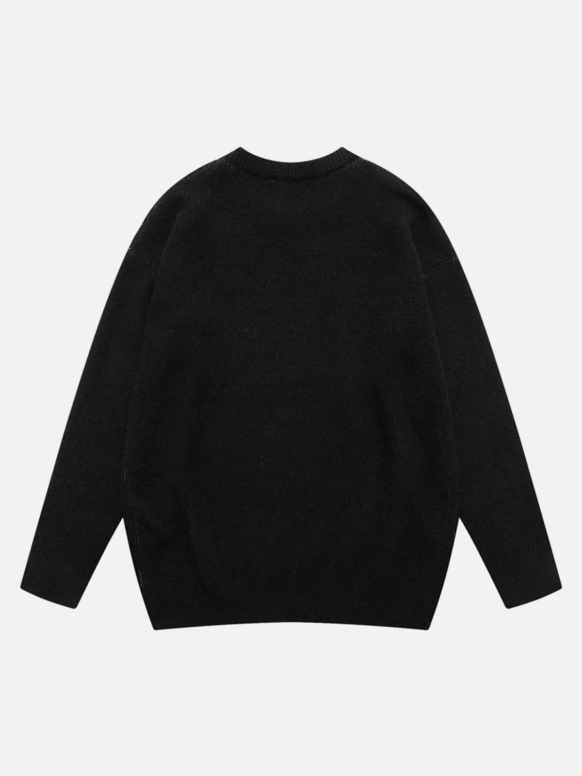 TALISHKO Vintage Portrait Knit Sweater