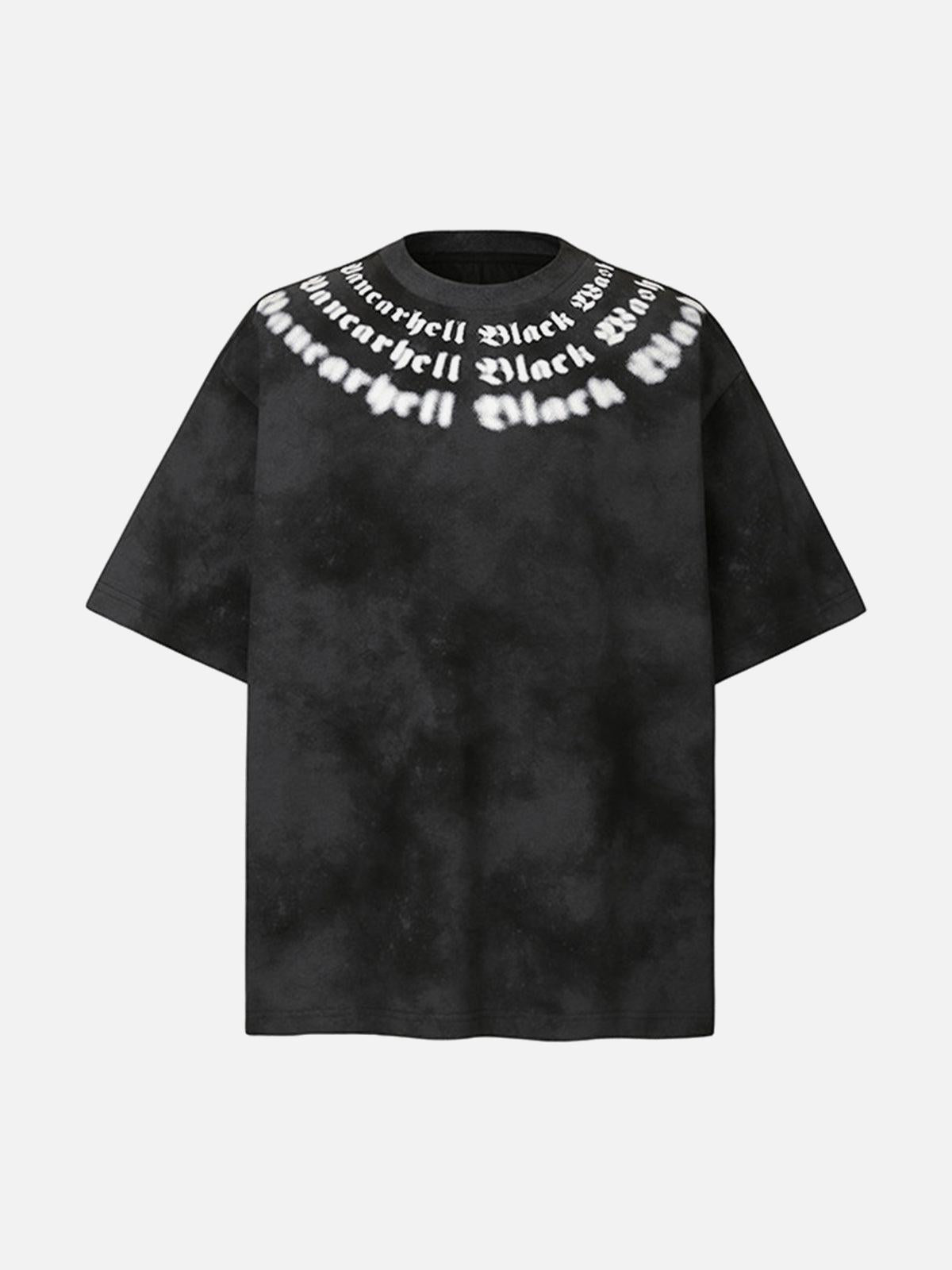 TALISHKO Retro Gradient Crew Neck Shirt
