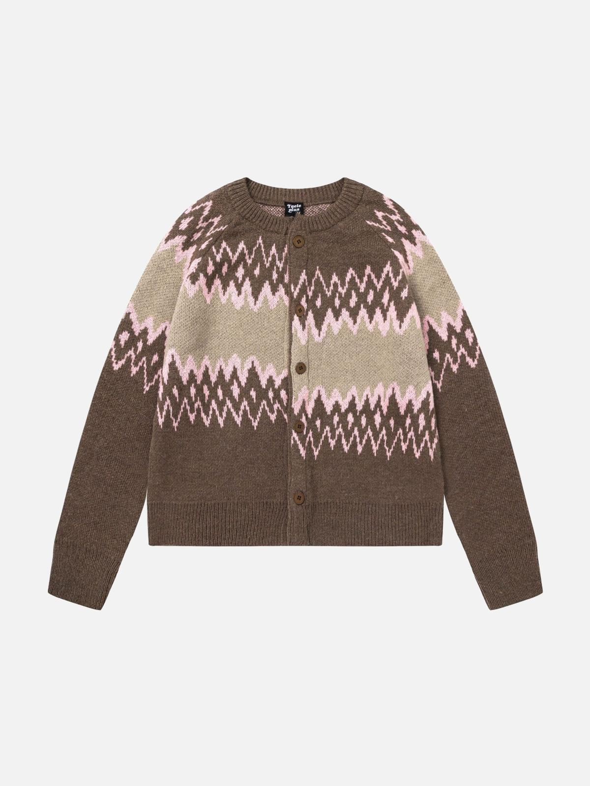 TALISHKO Vintage Color of Flowers Sweater
