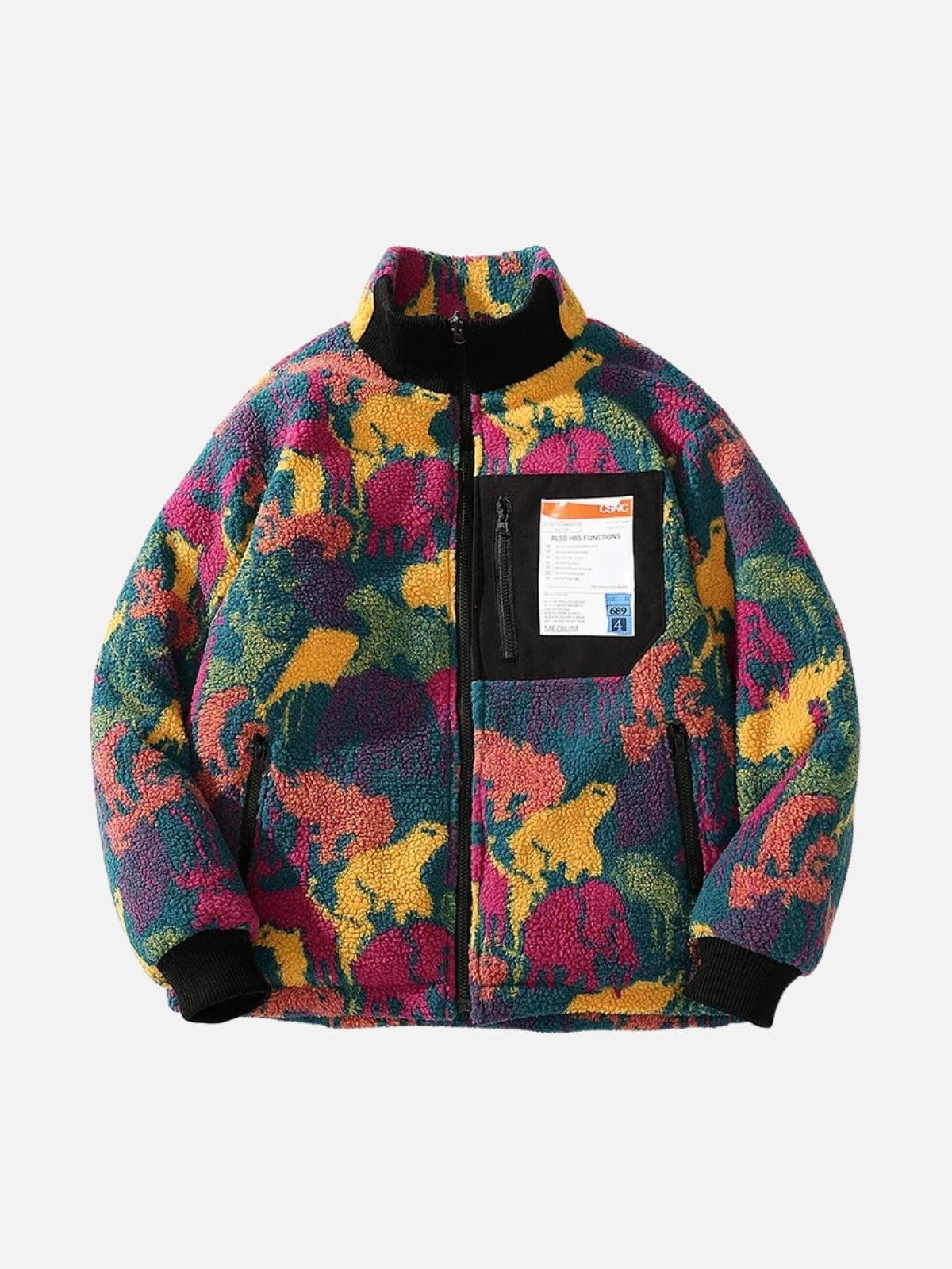 TALISHKO Colorful Animal Reversible Jacket